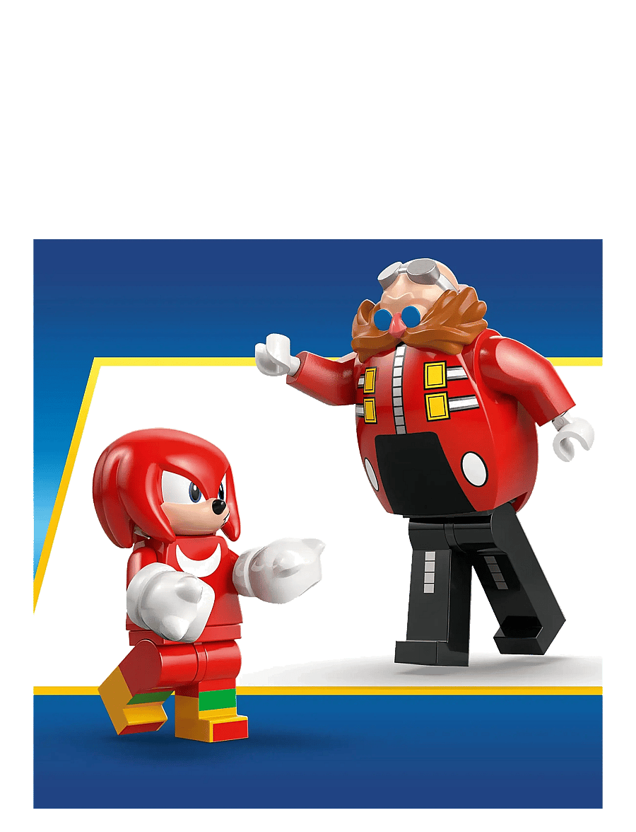 LEGO - Sonic the Knuckles vs. Dr. Eggman Egg Crusher Mech Toy Set 77005 - geburtstagsgeschenke - multi - 3
