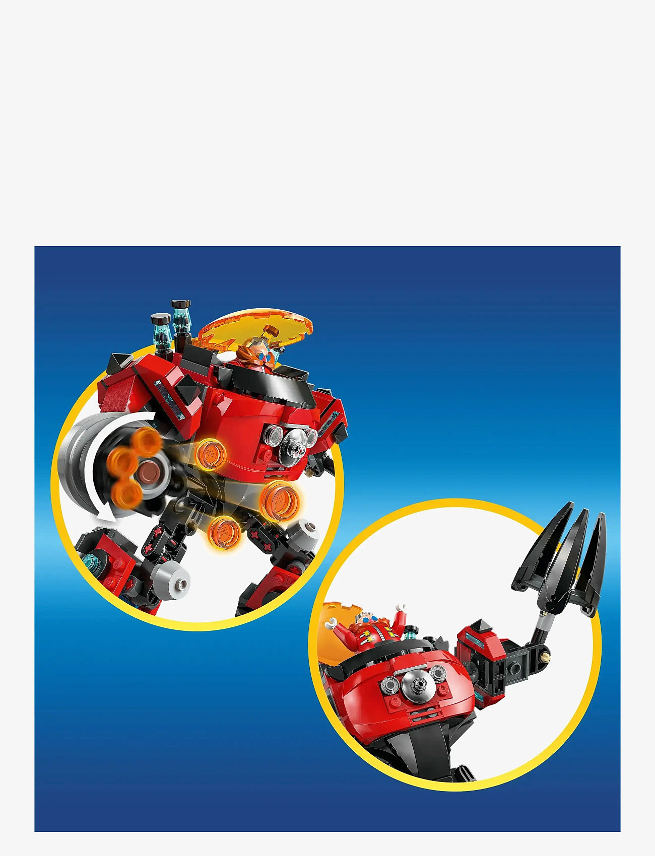 LEGO - Sonic the Knuckles vs. Dr. Eggman Egg Crusher Mech Toy Set 77005 - lego sonic the hedgehog™ - multi - 4