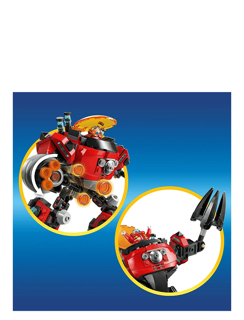 LEGO - Sonic the Knuckles vs. Dr. Eggman Egg Crusher Mech Toy Set 77005 - lego sonic the hedgehog™ - multi - 4