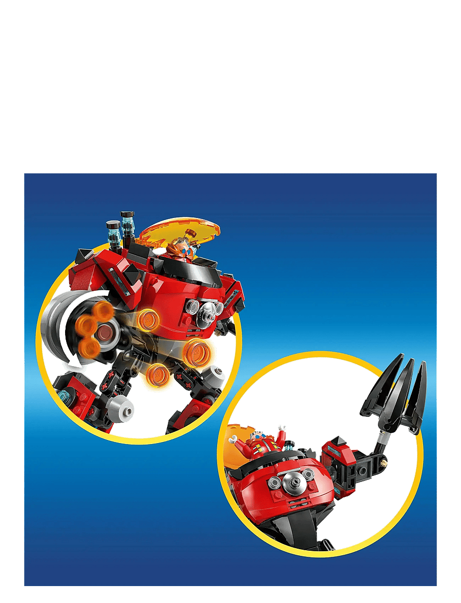 LEGO - Sonic the Knuckles vs. Dr. Eggman Egg Crusher Mech Toy Set 77005 - geburtstagsgeschenke - multi - 4