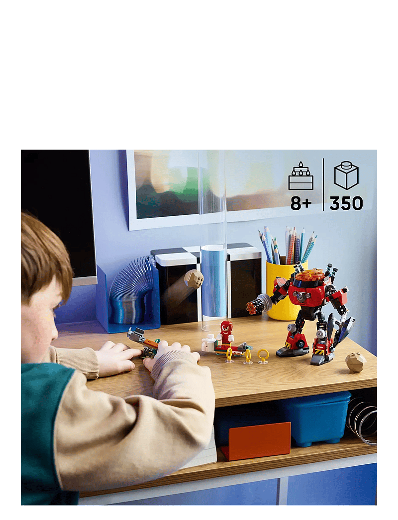 LEGO - Sonic the Knuckles vs. Dr. Eggman Egg Crusher Mech Toy Set 77005 - lego sonic the hedgehog™ - multi - 5