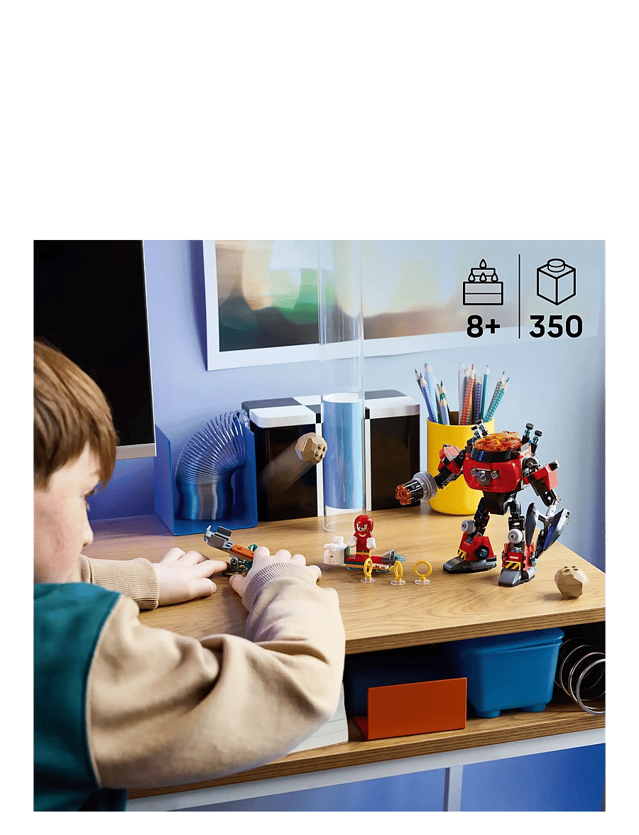 LEGO - Sonic the Knuckles vs. Dr. Eggman Egg Crusher Mech Toy Set 77005 - geburtstagsgeschenke - multi - 5