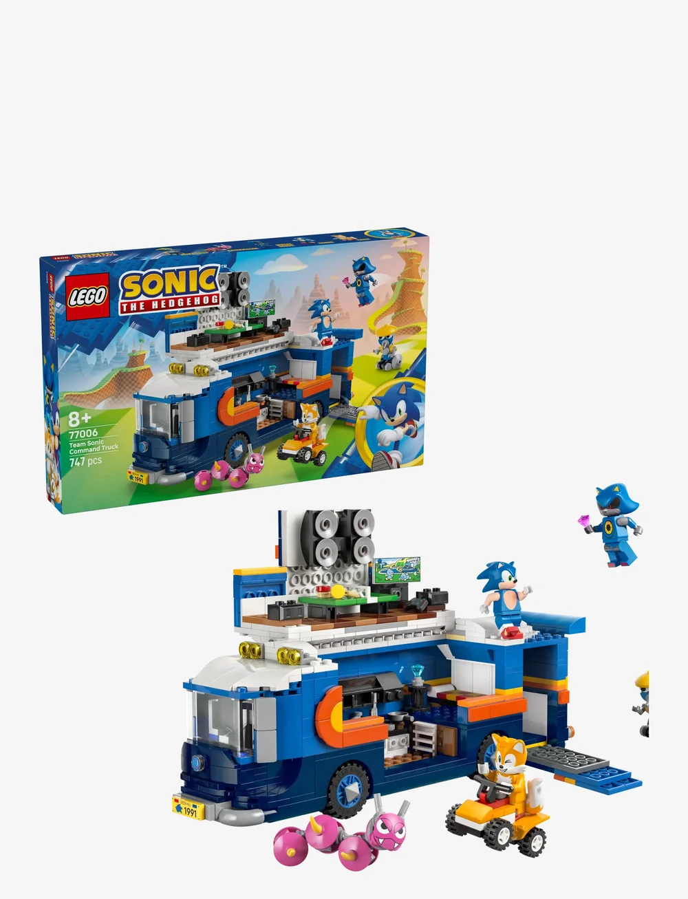 LEGO - Sonic the Team Sonic Command Truck Toy Gaming Merch 77006 - lego sonic the hedgehog™ - multi - 0