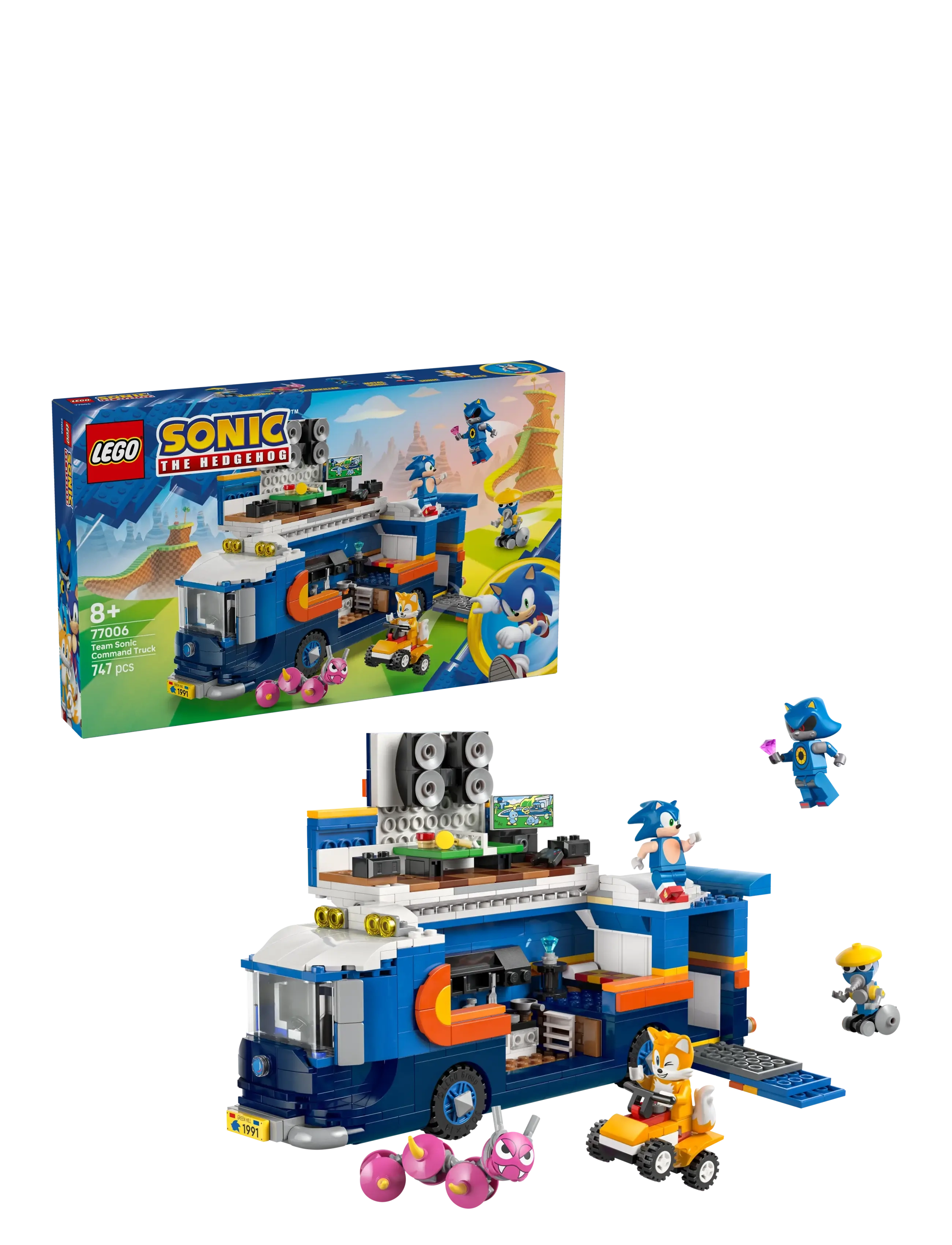 LEGO Sonic the Team Sonic Command Truck Toy Gaming Merch 77006 - Inspiration - MULTI / multi