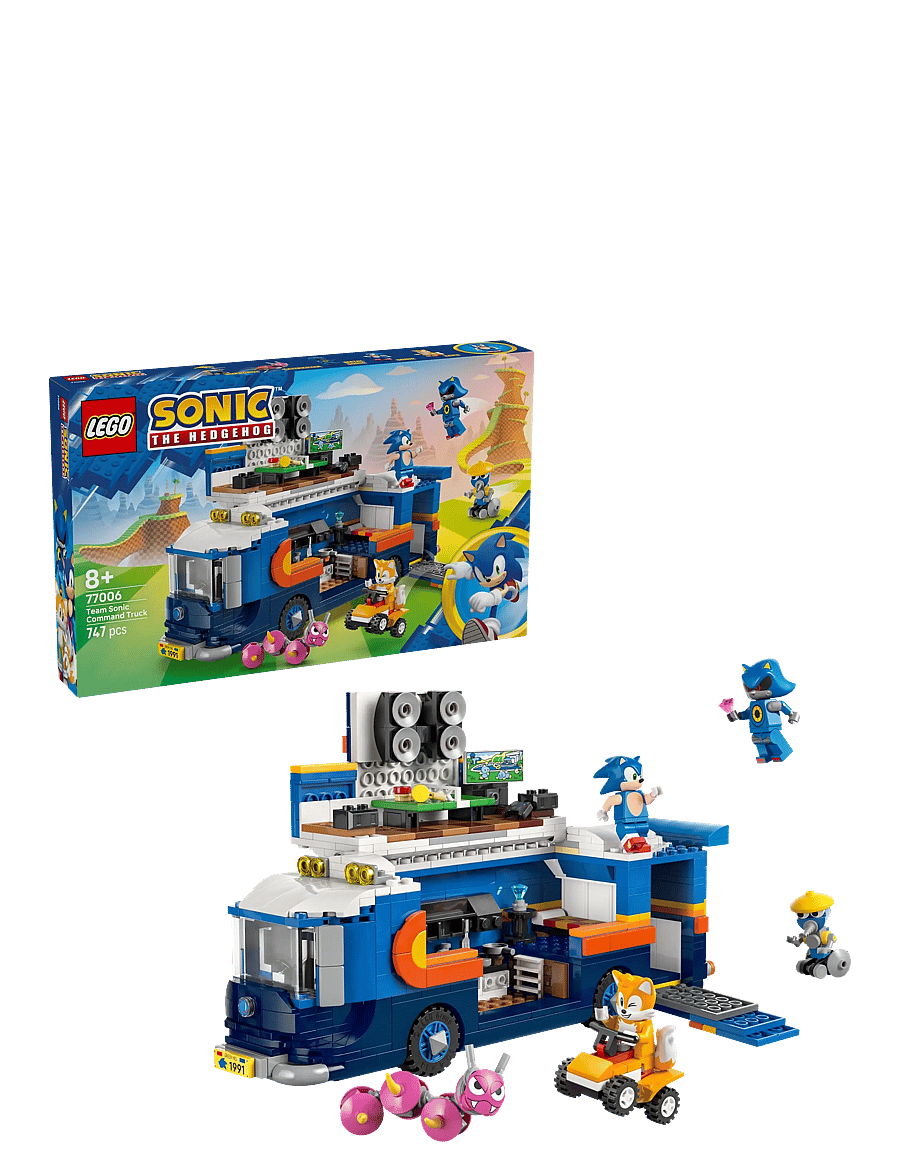LEGO - Sonic the Team Sonic Command Truck Toy Gaming Merch 77006 - lego sonic the hedgehog™ - multi - 0