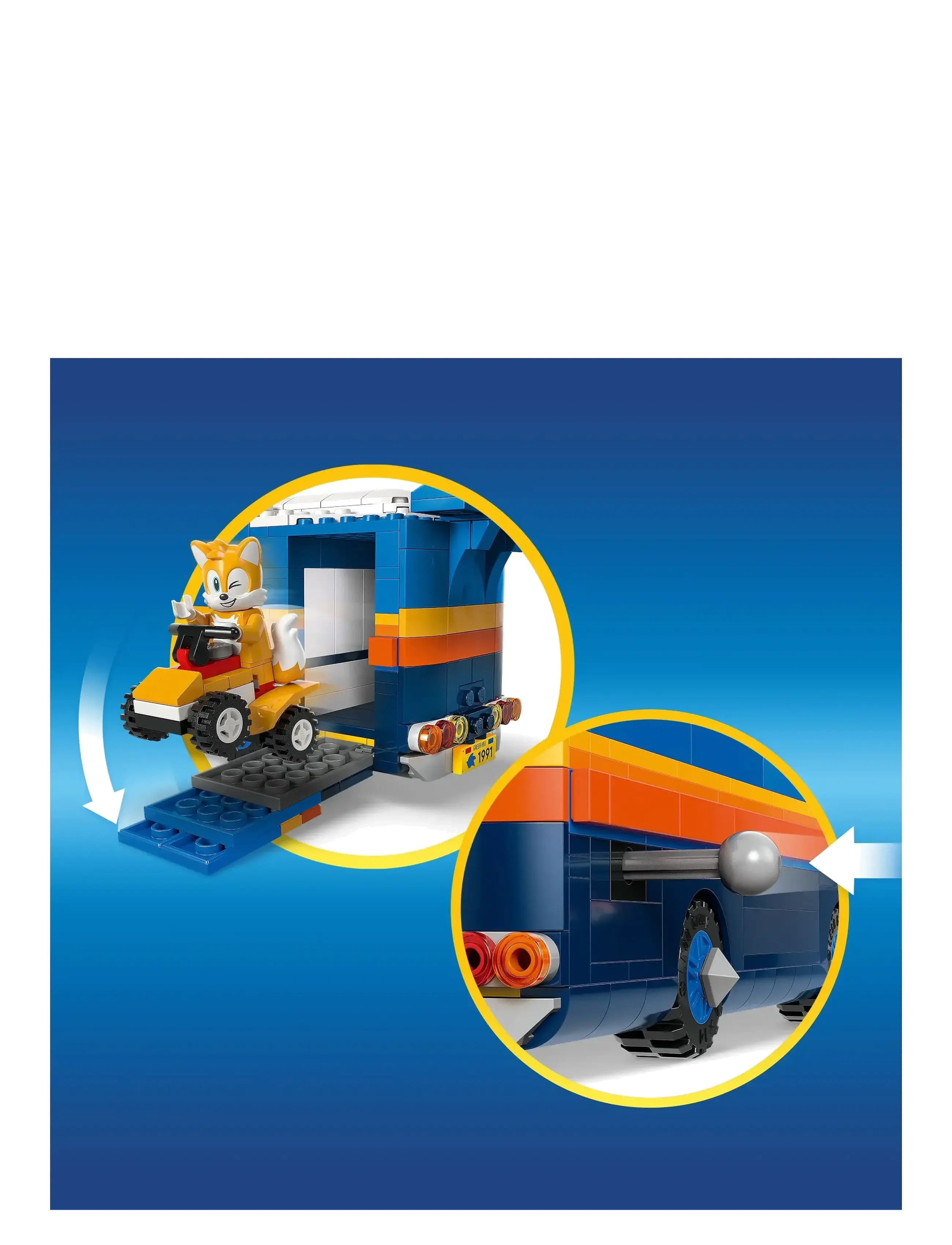 LEGO - Sonic the Team Sonic Command Truck Toy Gaming Merch 77006 - lego sonic the hedgehog™ - multi - 3