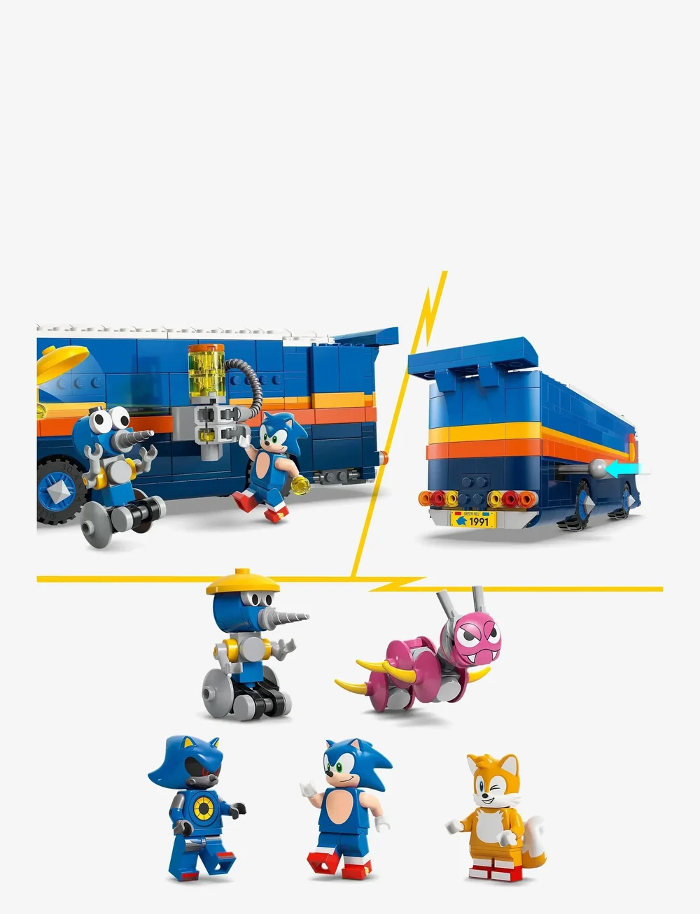 LEGO - Sonic the Team Sonic Command Truck Toy Gaming Merch 77006 - lego sonic the hedgehog™ - multi - 5