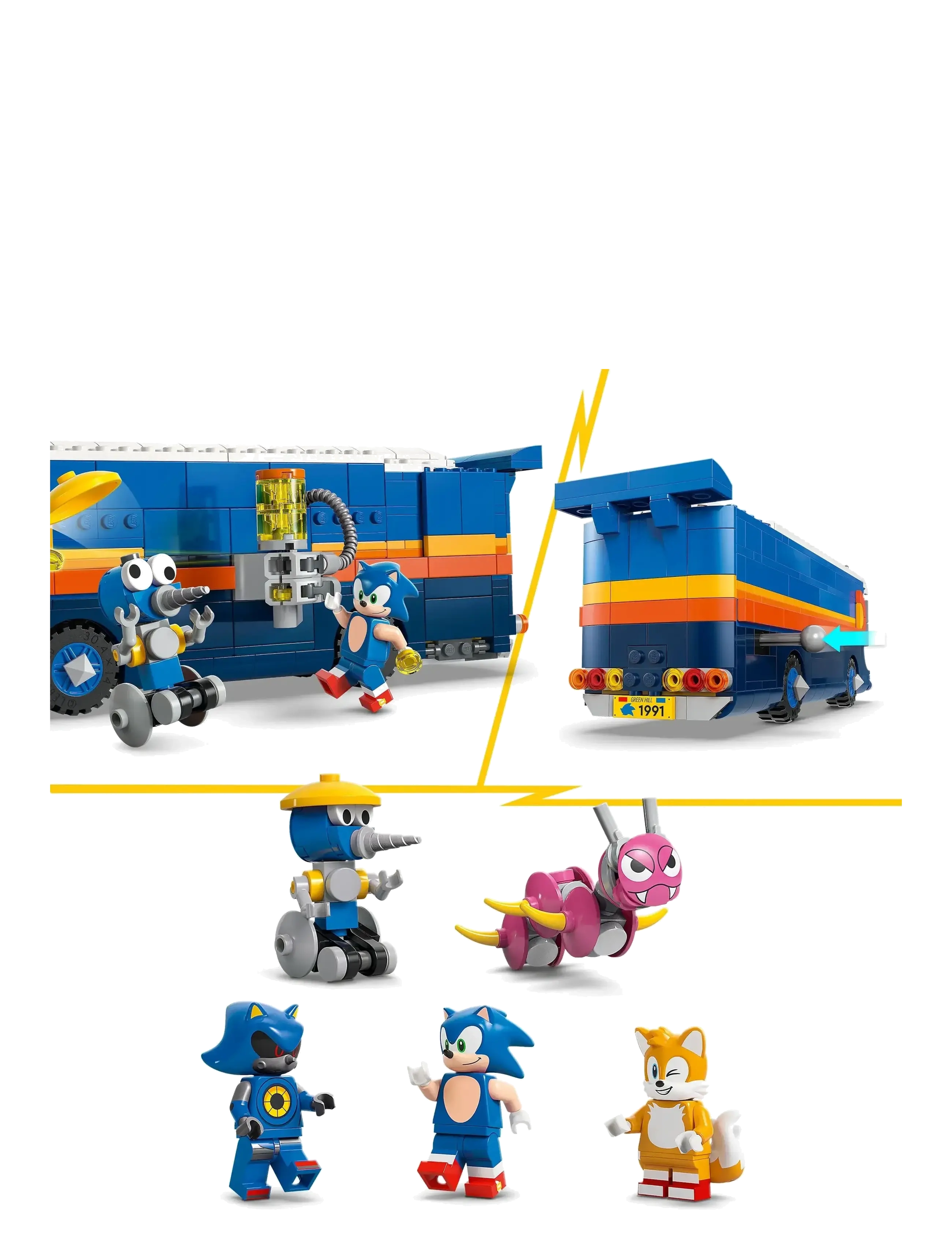 LEGO - Sonic the Team Sonic Command Truck Toy Gaming Merch 77006 - lego sonic the hedgehog™ - multi - 5