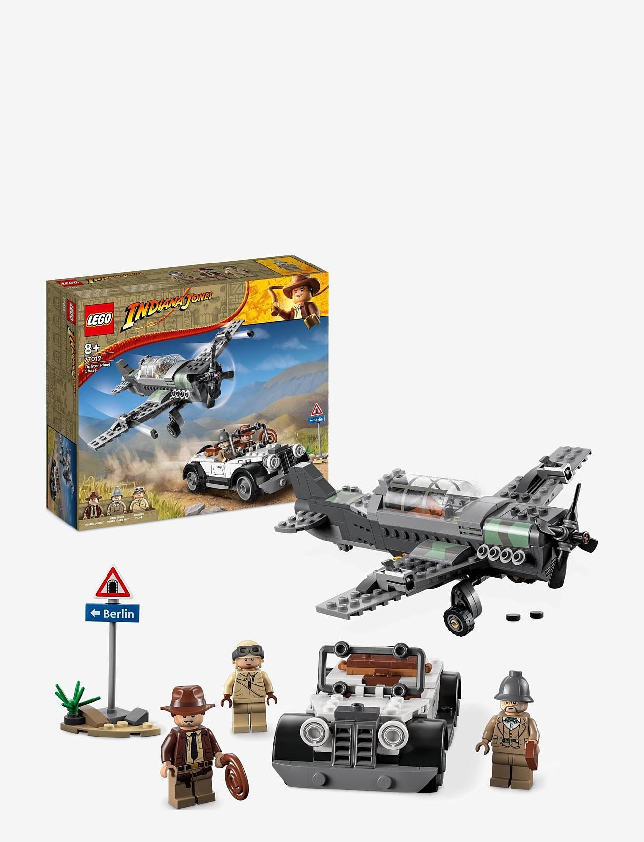 LEGO - Fighter Plane Chase with Toy Car - födelsedagspresenter - multicolor - 0