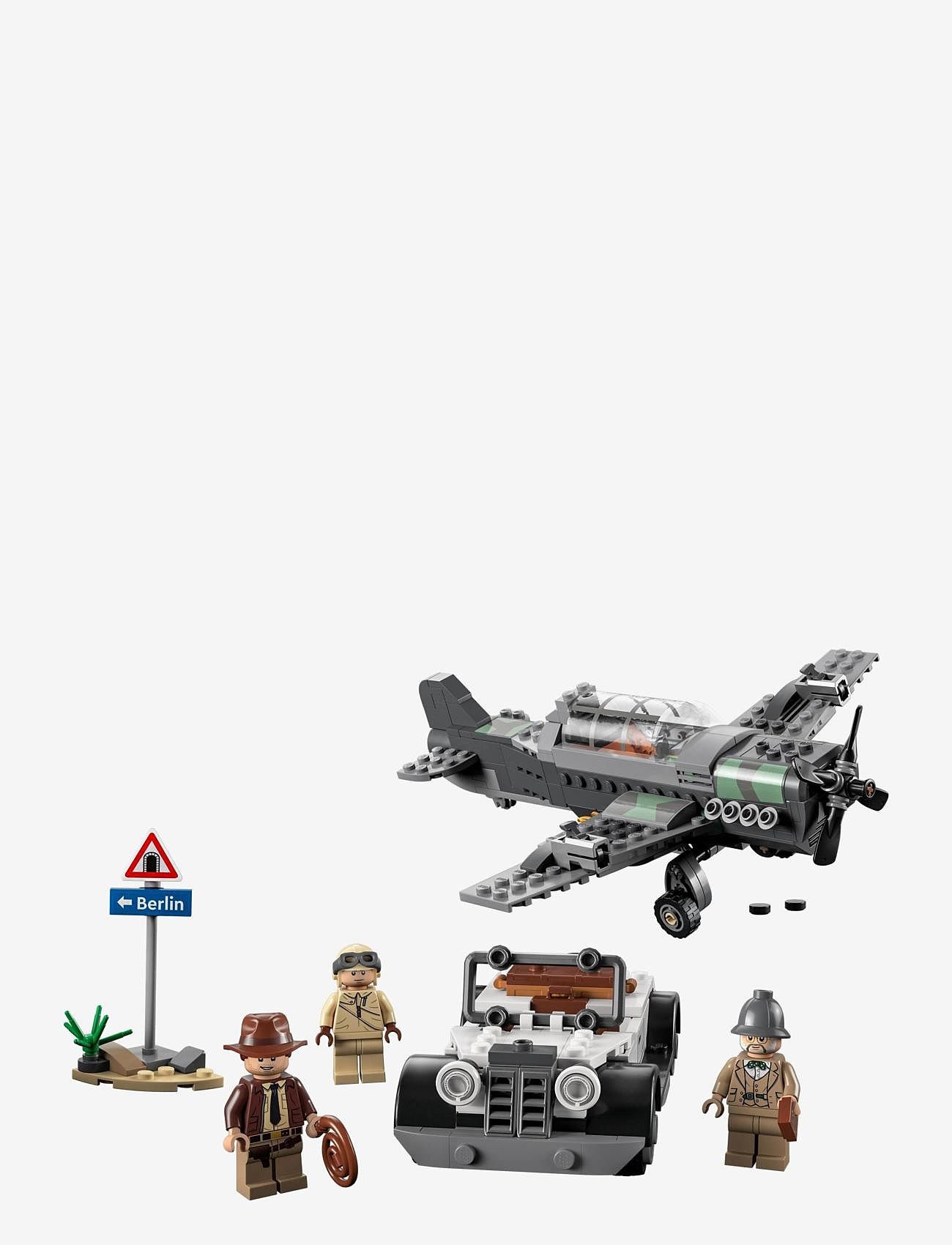 LEGO - Fighter Plane Chase with Toy Car - födelsedagspresenter - multicolor - 1