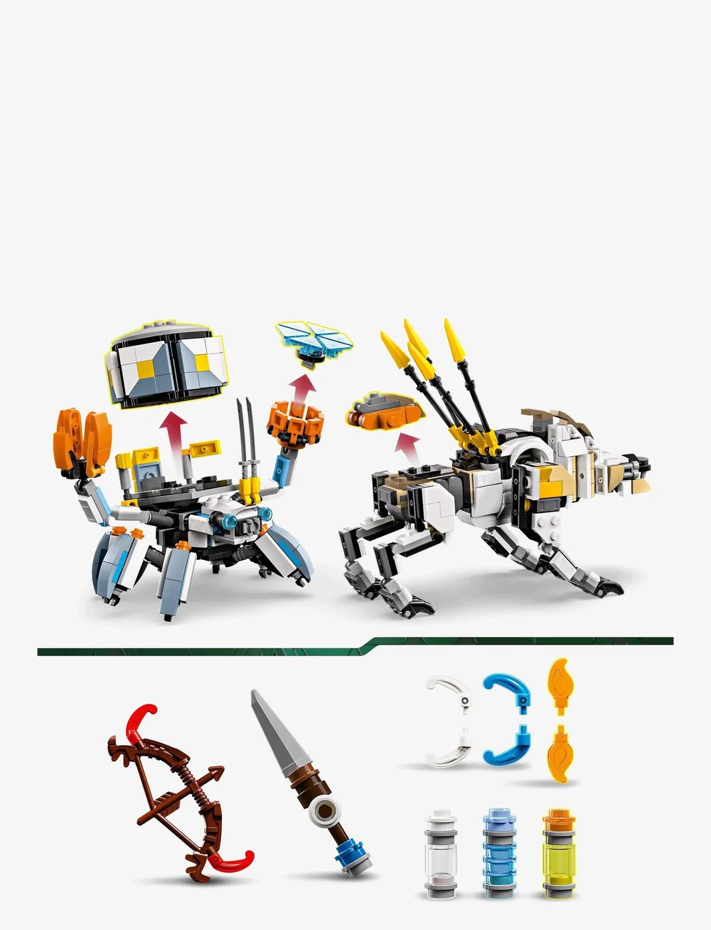 LEGO - Horizon Aloy & Varl vs. Shell-Walker & Sawtooth Toy 77037 - lego super heroes - multi - 4