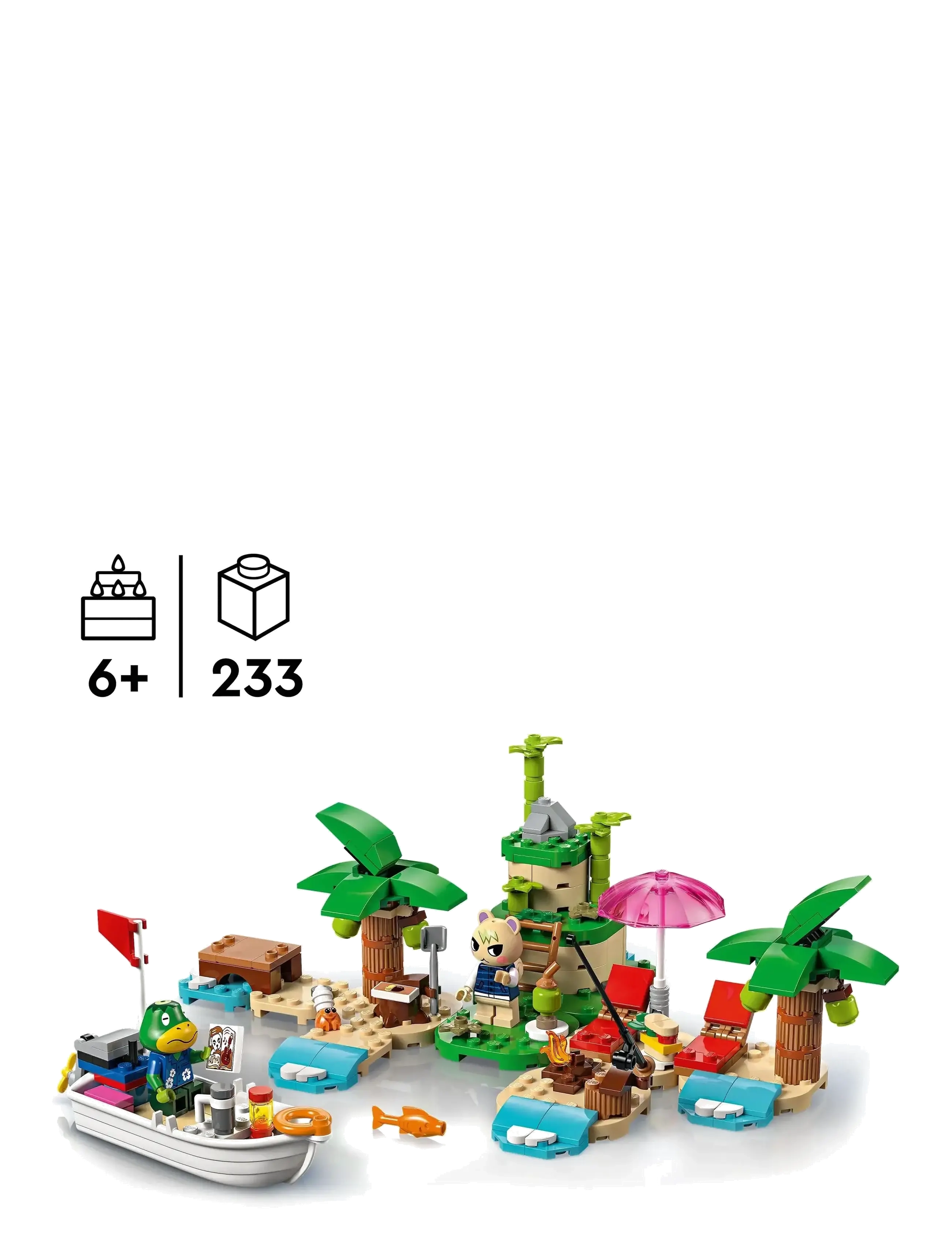 LEGO - Båttur till ön med Kapp'n 77048 - lego animal crossing - multi - 1