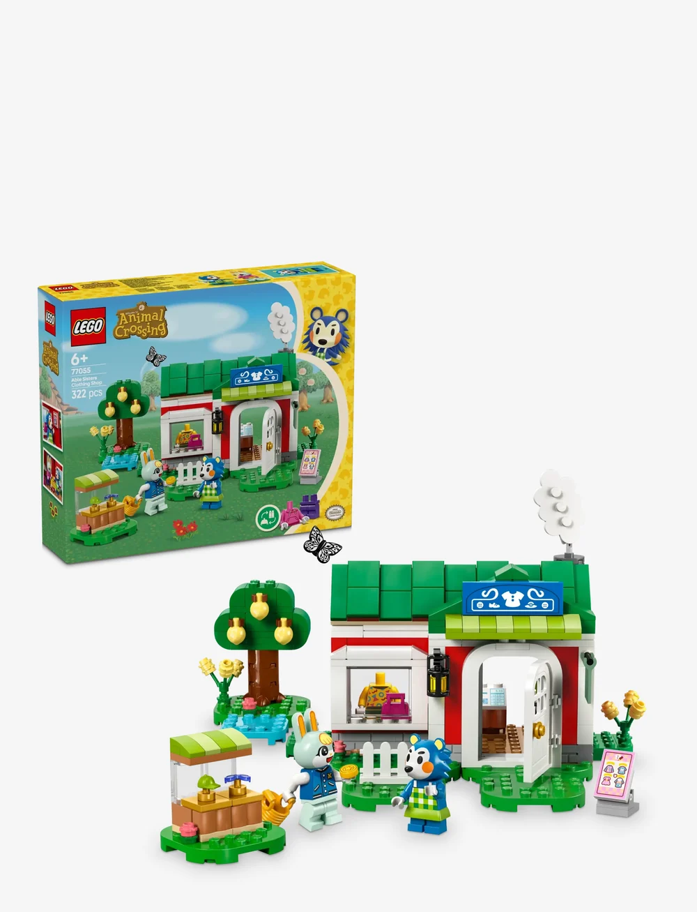 LEGO - Animal Able Sisters Clothing Shop Role-Play Building Kit 77055 - lego animal crossing - multi - 0