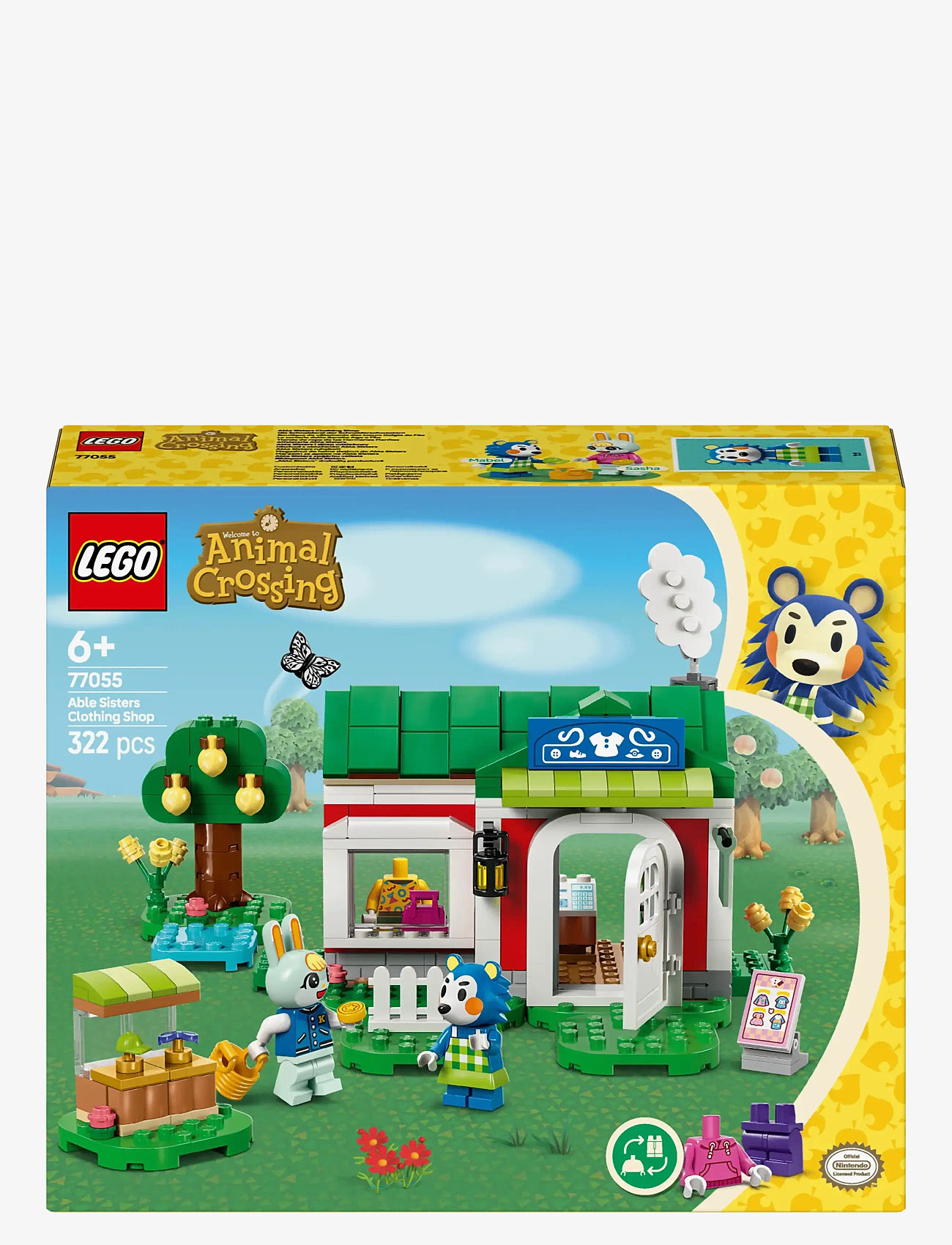 LEGO - Animal Able Sisters Clothing Shop Role-Play Building Kit 77055 - lego animal crossing - multi - 4