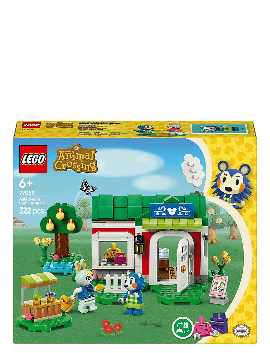 LEGO - Animal Able Sisters Clothing Shop Role-Play Building Kit 77055 - lego animal crossing - multi - 4