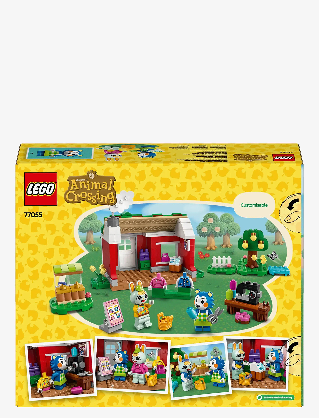 LEGO - Animal Able Sisters Clothing Shop Role-Play Building Kit 77055 - lego animal crossing - multi - 5