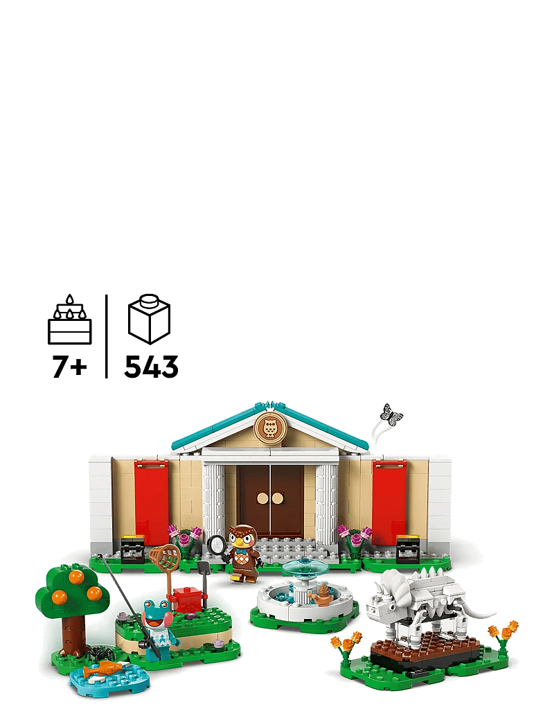 LEGO - Animal Blathers’s Museum Collection Model Kit Building Set 77056 - lego animal crossing - multi - 1