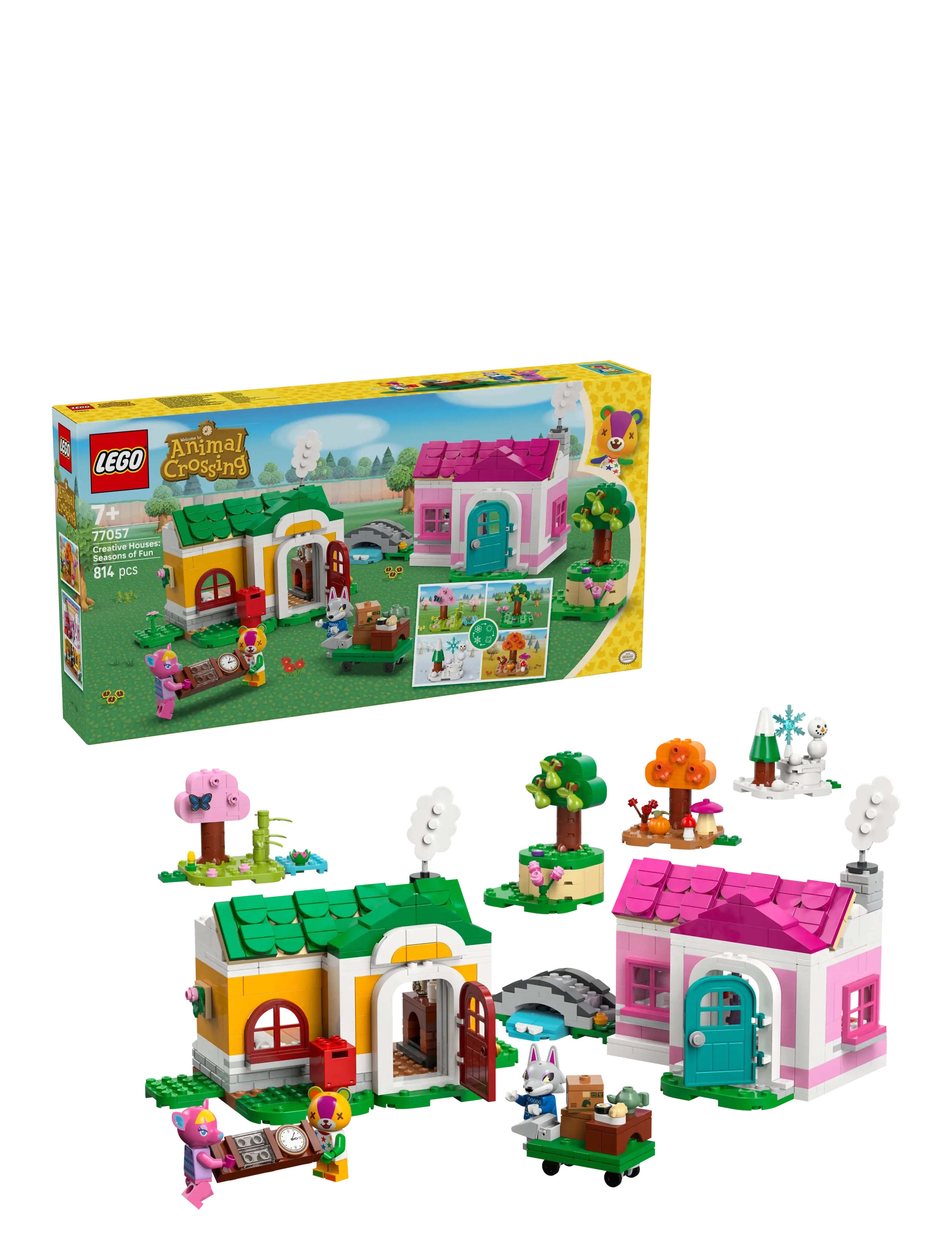 LEGO Animal Crossing 77057 77057, One Size, Lego Spielzeug, Mehrfarbig/gemustert - Crossing, Kinder