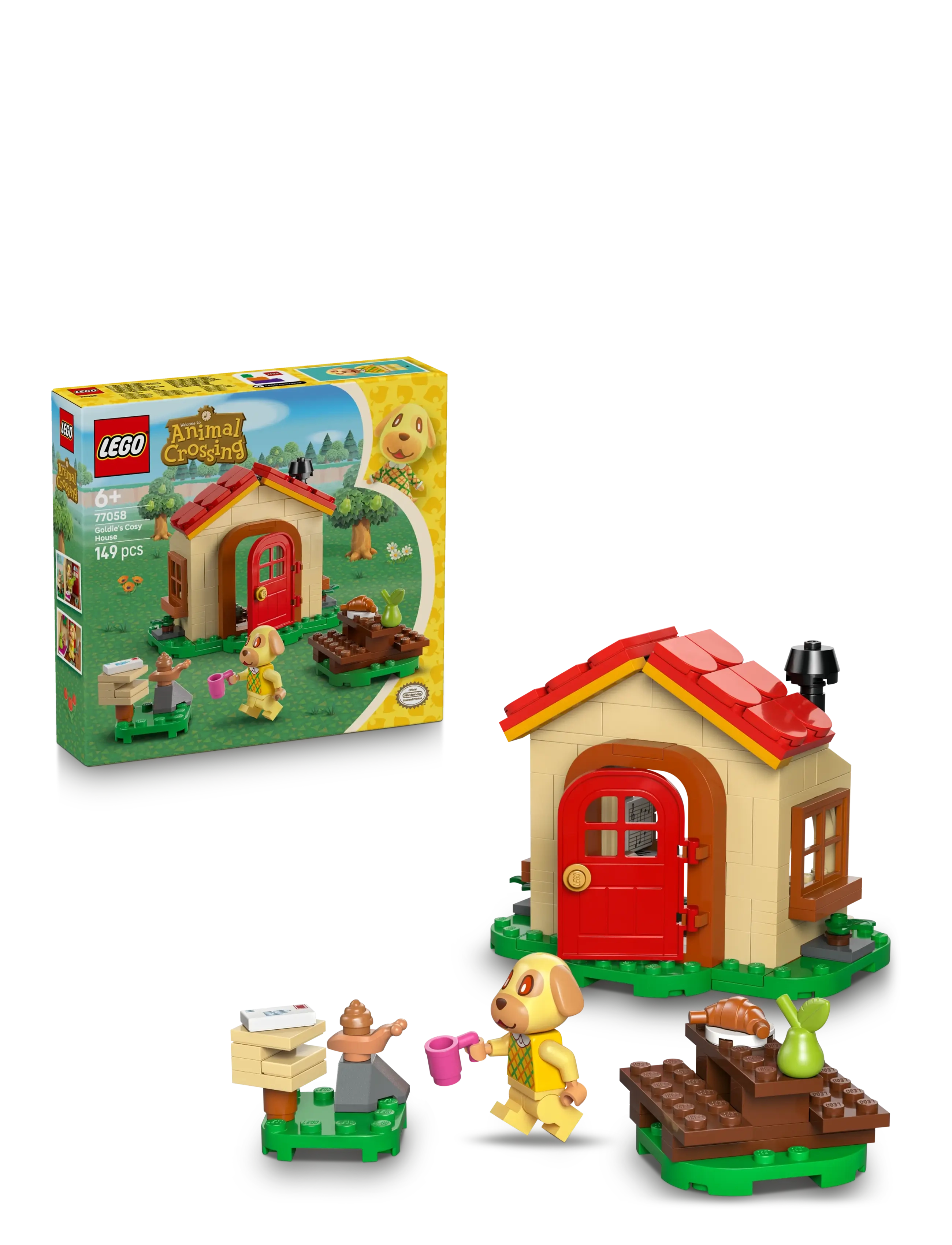 LEGO Animal Crossing 77058 77058, One Size, Lego Spielzeug, Mehrfarbig/gemustert - Crossing, Kinder
