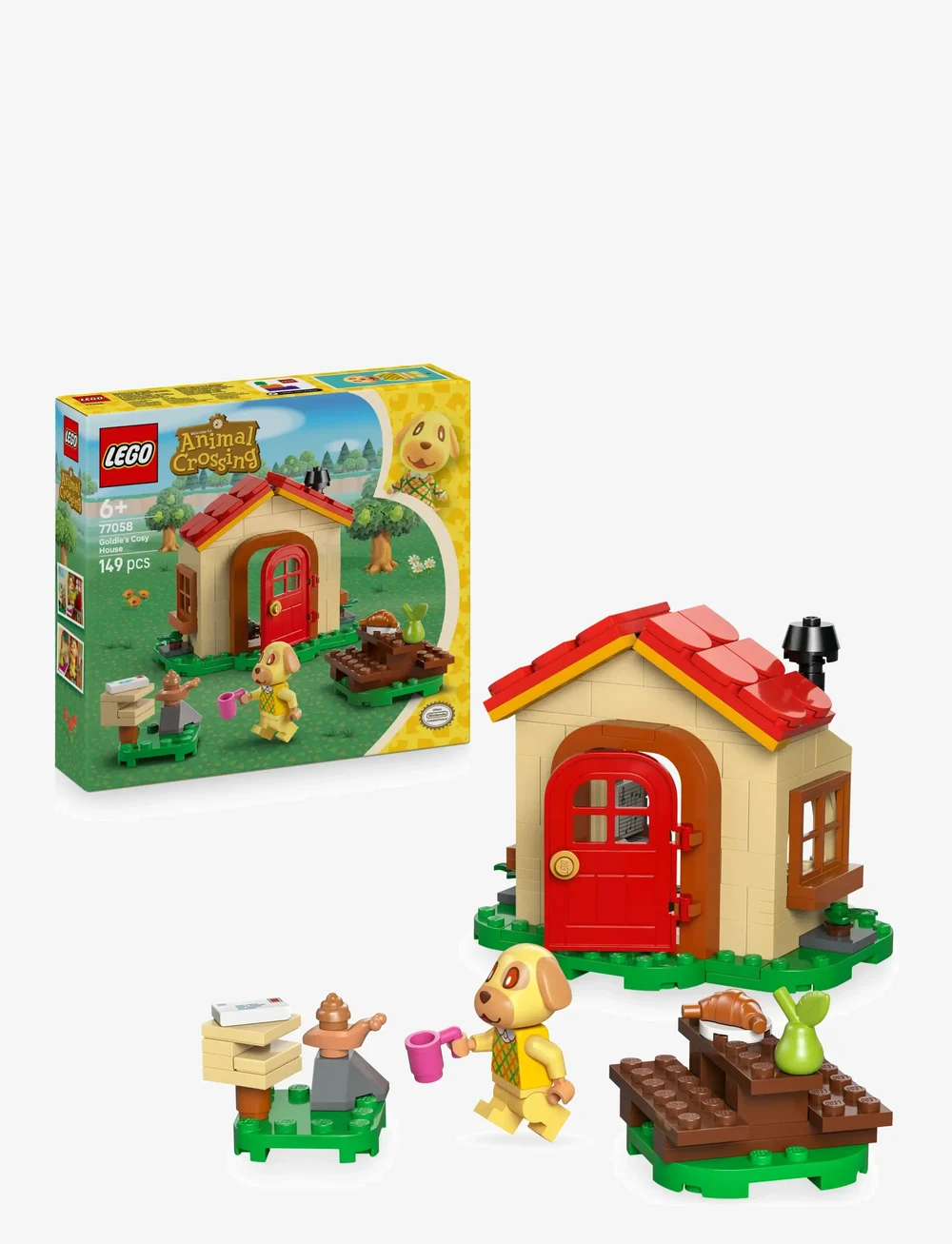 LEGO - Animal Goldie’s Cosy House Building Playset 77058 - lego animal crossing - multi - 0