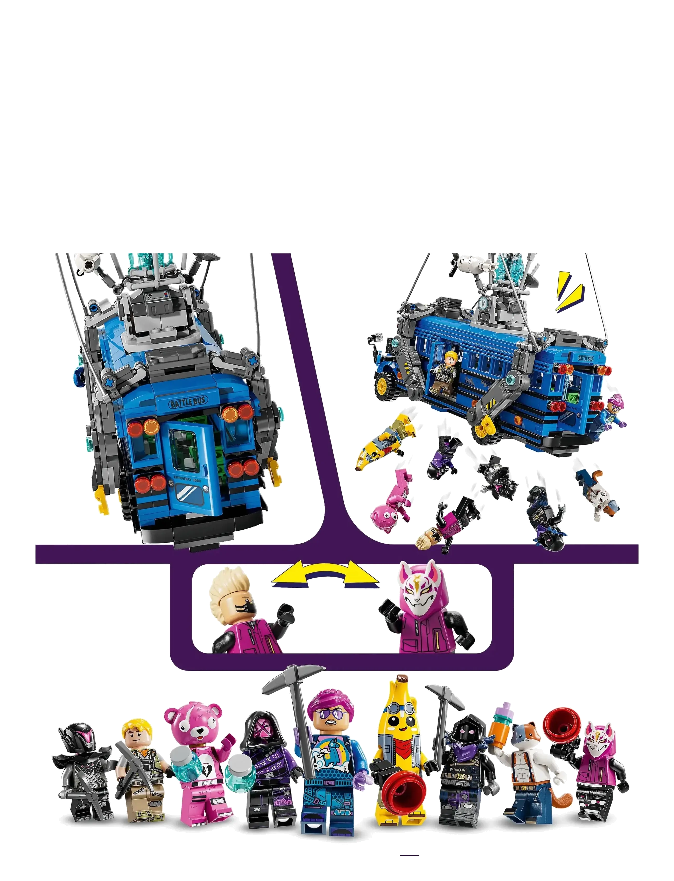 LEGO - Battle Bus Video Game Toy 77073 - sünnipäevakingitused - multi - 4