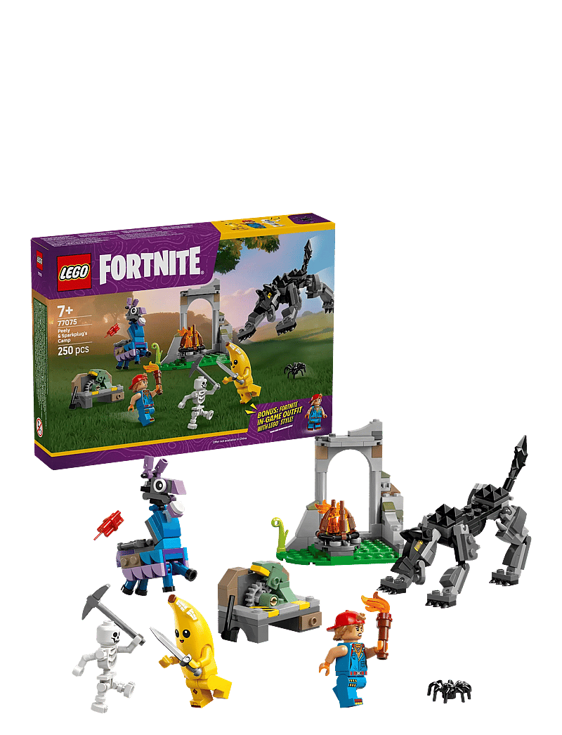 LEGO - Peely & Sparkplug’s Camp Video Game Building Set 77075 - lego fortnite - multi - 0