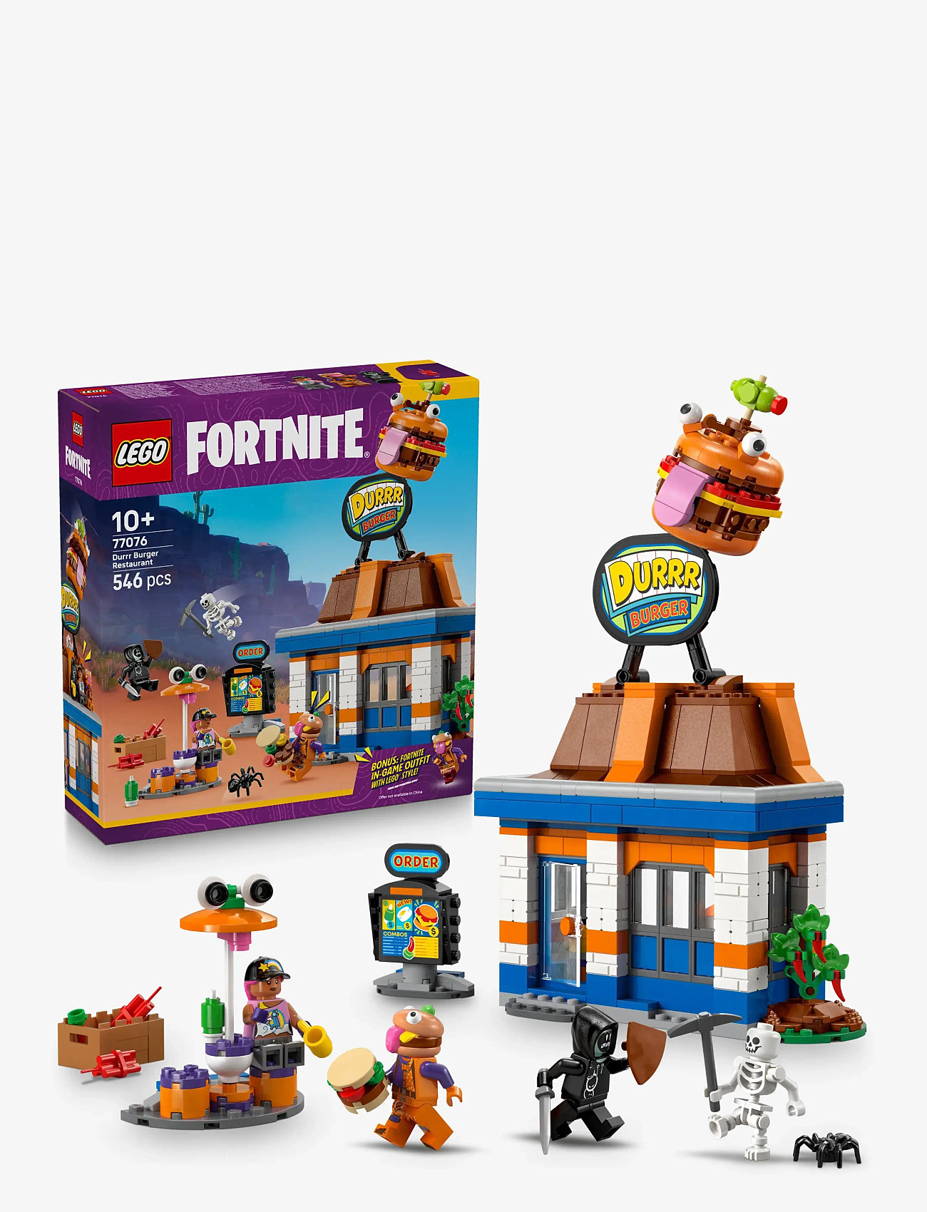 LEGO - Durrr Burgers restaurang 77076 - multi - 0
