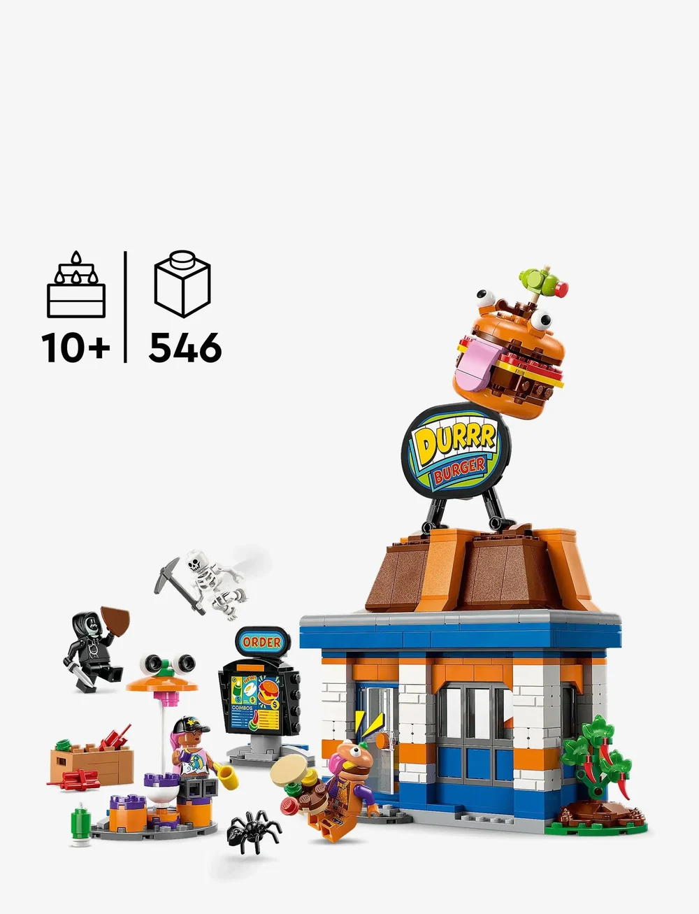 LEGO - Durrr Burger Restaurant Video Game Toy 77076 - lego fortnite - multi - 1