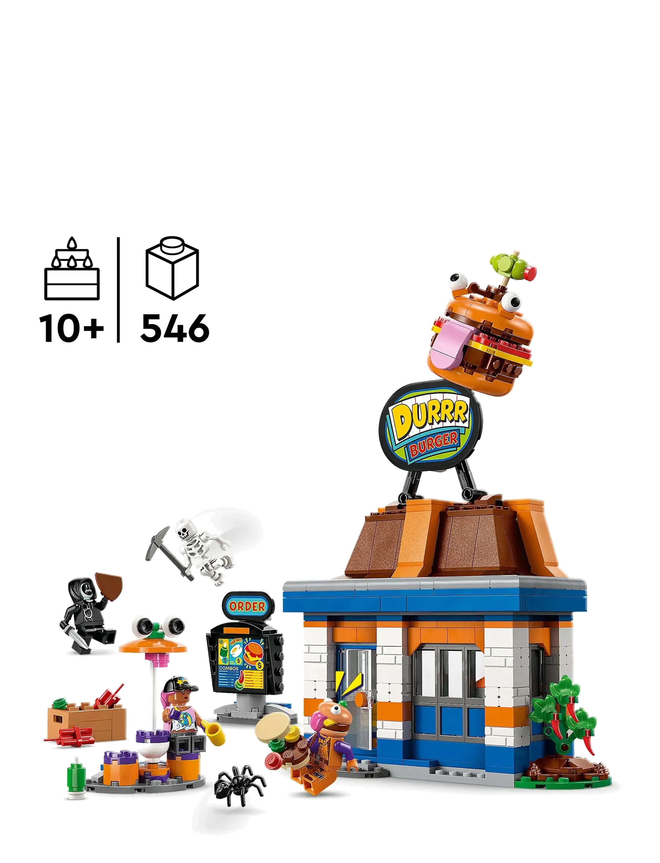 LEGO - Durrr Burger-restaurant 77076 - fødselsdagsgaver - multi - 1