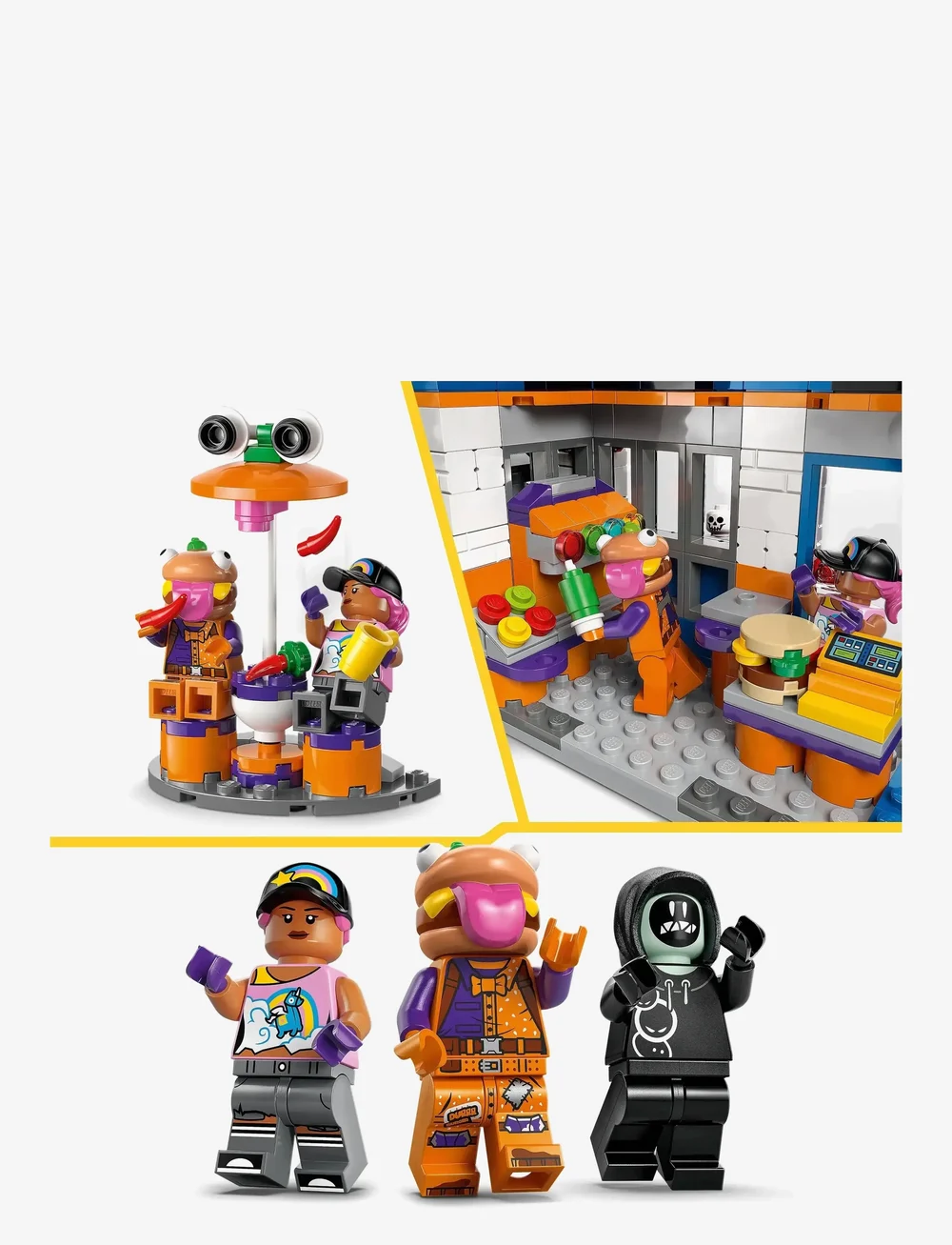 LEGO - Durrr Burger Restaurant Video Game Toy 77076 - lego fortnite - multi - 3