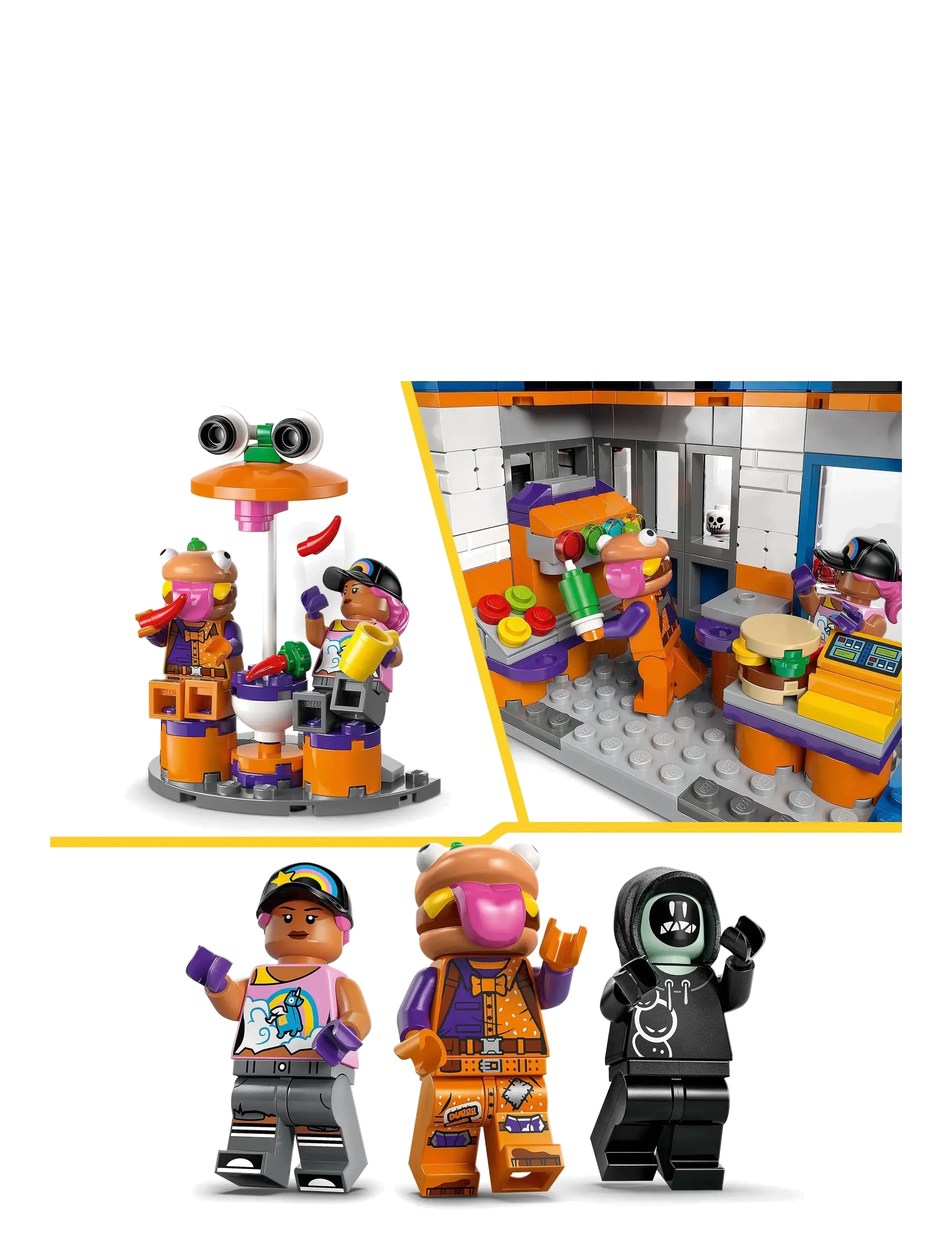LEGO - Durrr Burger-restaurant 77076 - fødselsdagsgaver - multi - 3