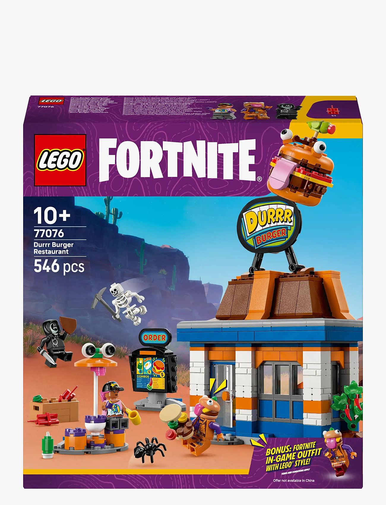 LEGO - Durrr Burgers restaurang 77076 - multi - 5