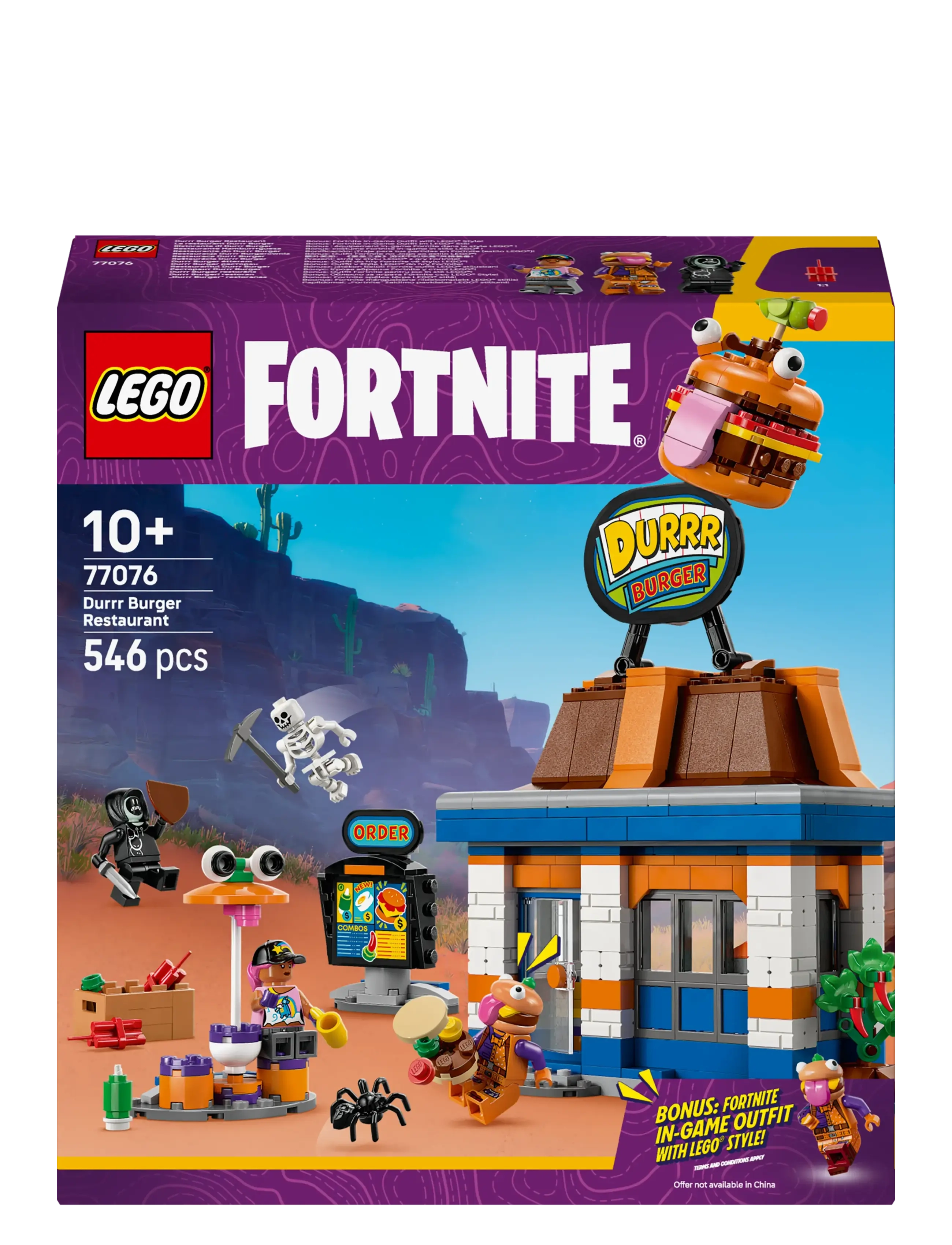 LEGO - Durrr Burger-restaurant 77076 - fødselsdagsgaver - multi - 5