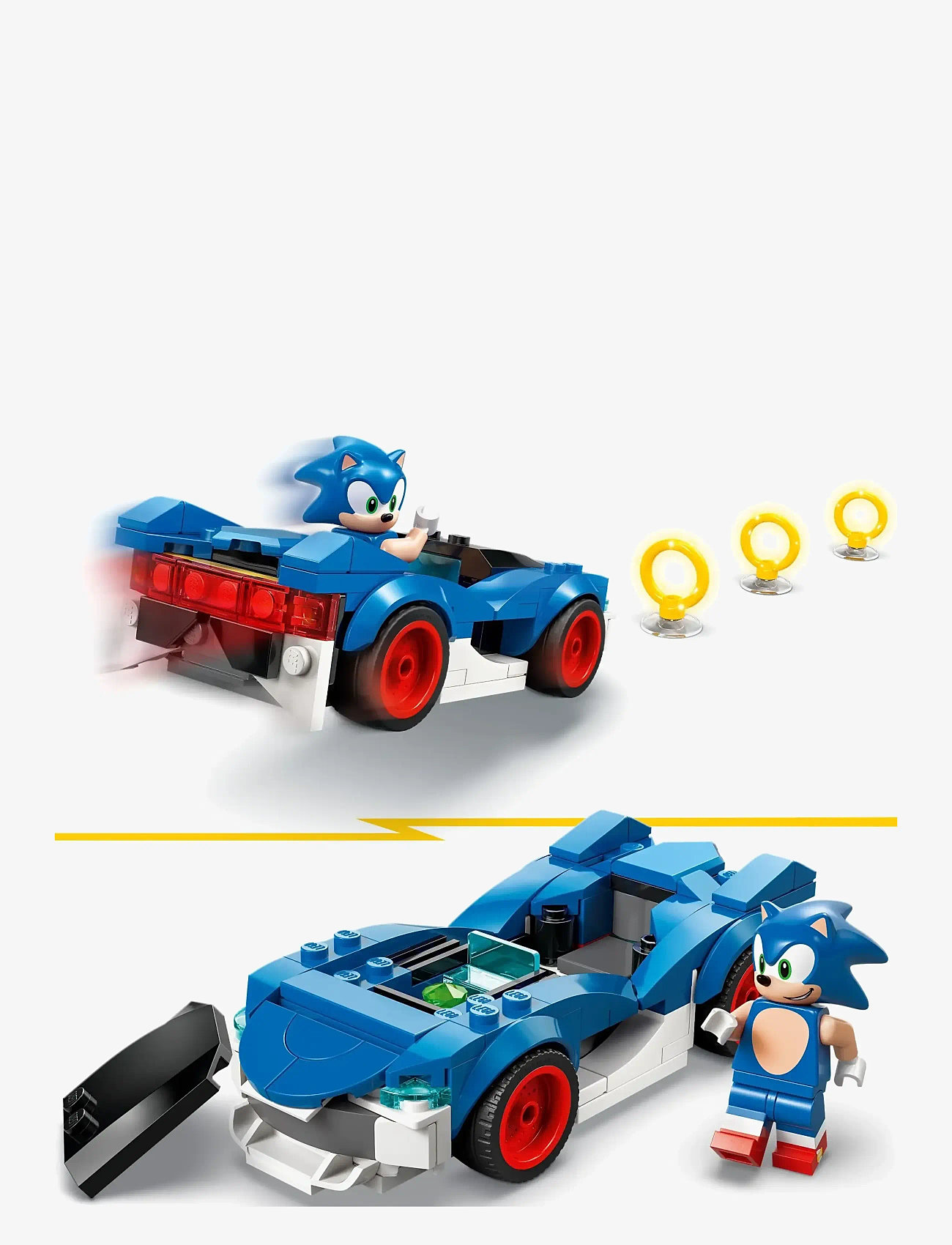 LEGO - Sonic the Sonic: Speedster Lightning 77117 - lego sonic the hedgehog™ - multi - 3