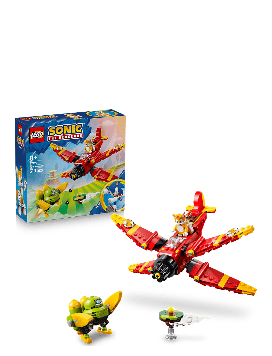LEGO - Sonic the Tails’ Tornado-1 Toy 77119 - lego sonic the hedgehog™ - multi - 0