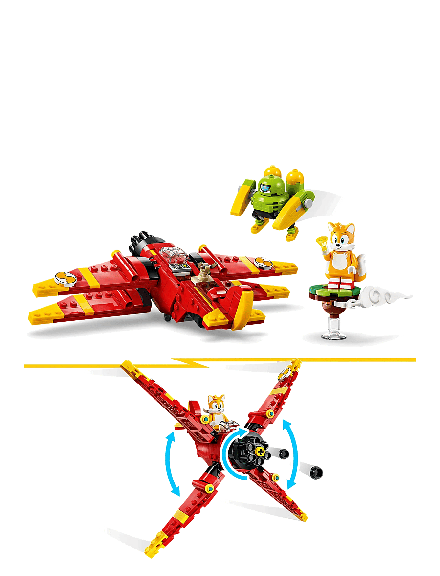 LEGO - Sonic the Tails’ Tornado-1 Toy 77119 - lego sonic the hedgehog™ - multi - 2