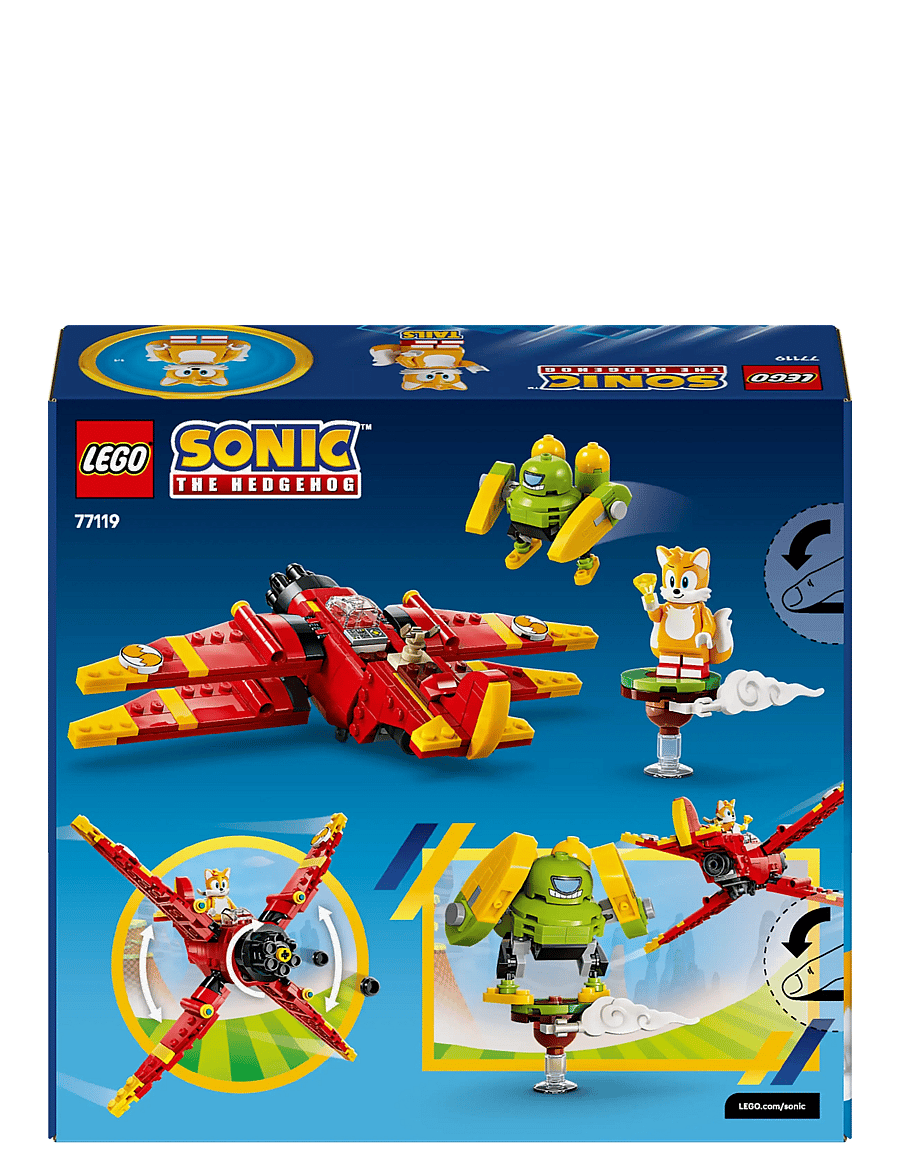 LEGO - Sonic the Tails’ Tornado-1 Toy 77119 - lego sonic the hedgehog™ - multi - 5