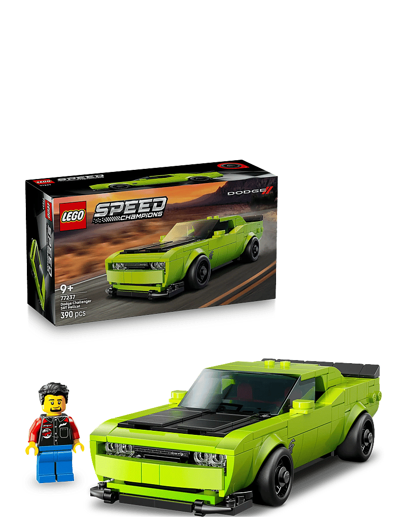 LEGO - Speed Champions Dodge Challenger SRT Hellcat Sports Car Toy 77237 - lego speed champions - multi - 0