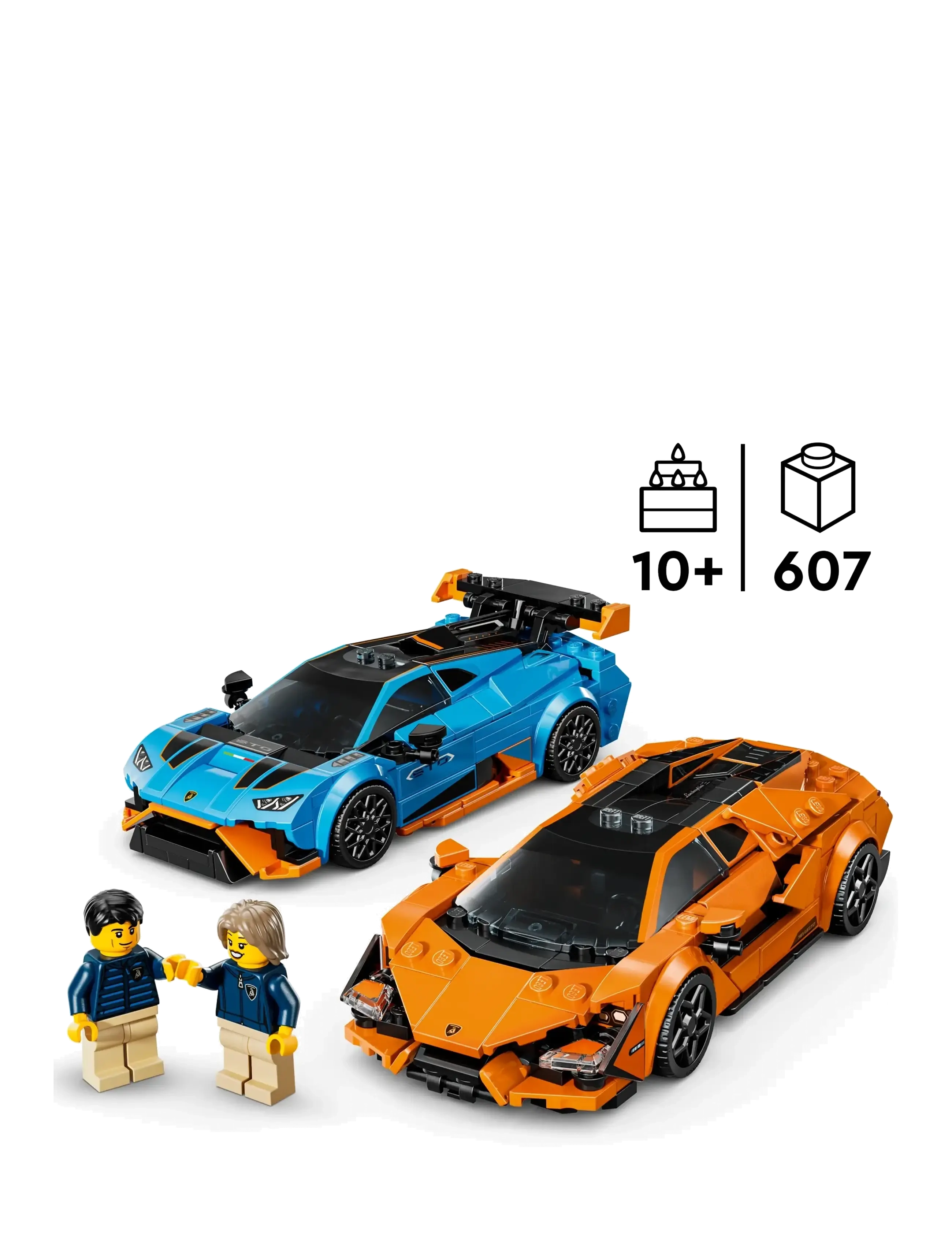LEGO - Speed Champions Lamborghini Revuelto & Huracán STO 77238 - valentino dienos dovanos - multi - 1