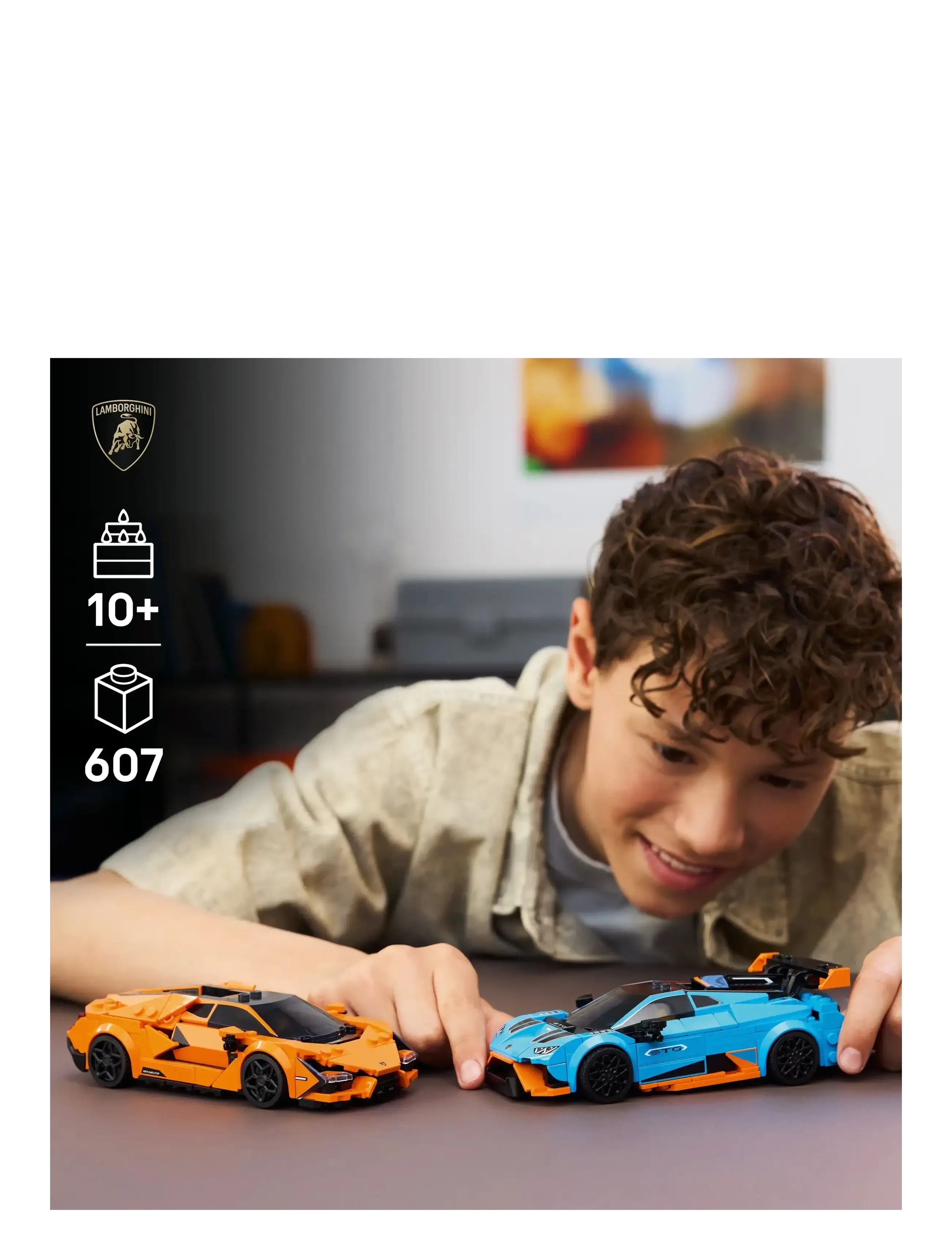 LEGO - Speed Champions Lamborghini Revuelto & Huracán STO 77238 - valentino dienos dovanos - multi - 3