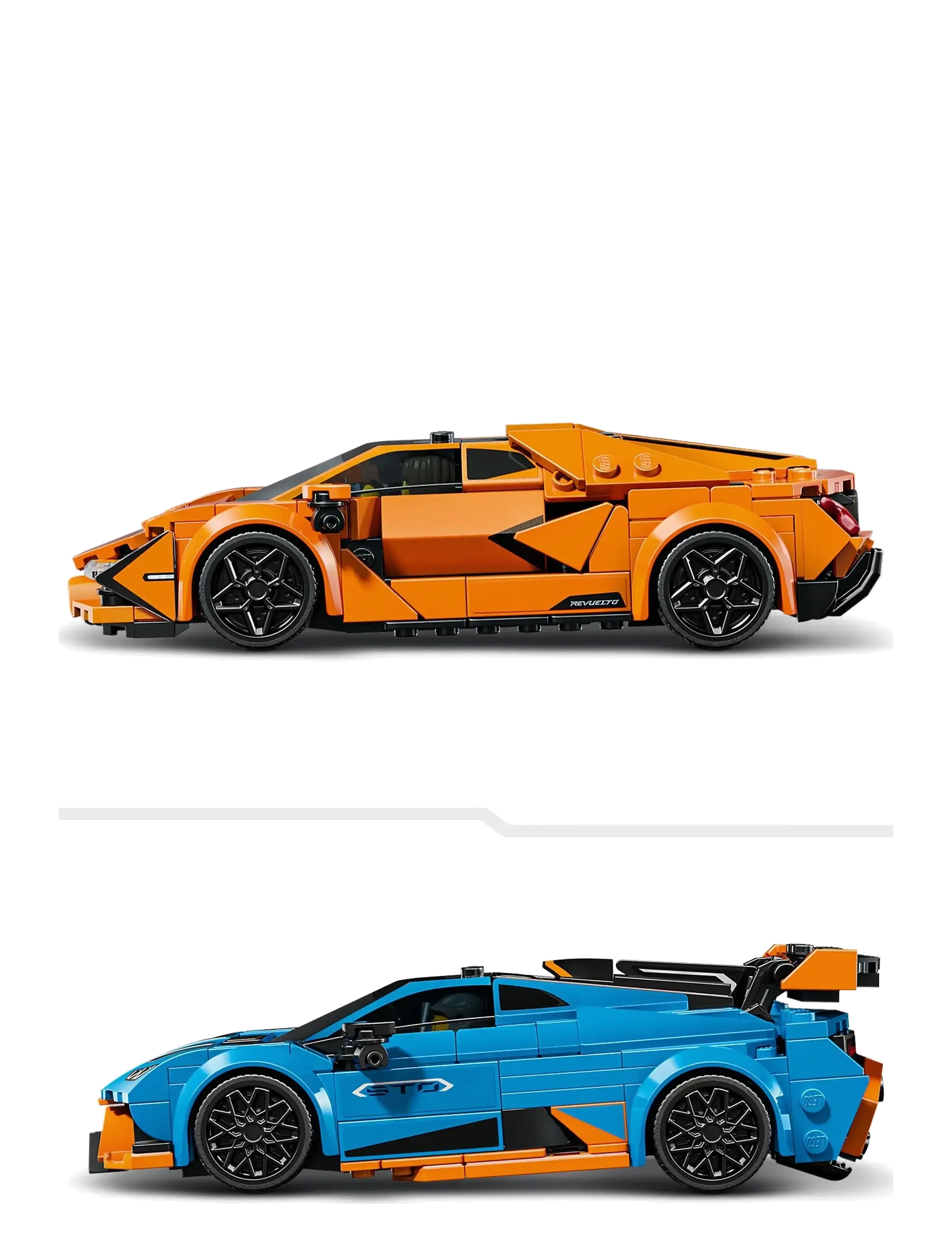 LEGO - Speed Champions Lamborghini Revuelto & Huracán STO 77238 - valentino dienos dovanos - multi - 4