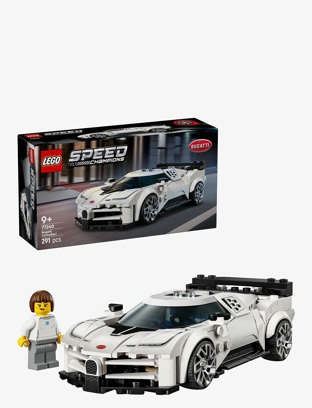 LEGO - Speed Champions Bugatti Centodieci Hyper Sports Car Toy 77240 - lego speed champions - multi - 0
