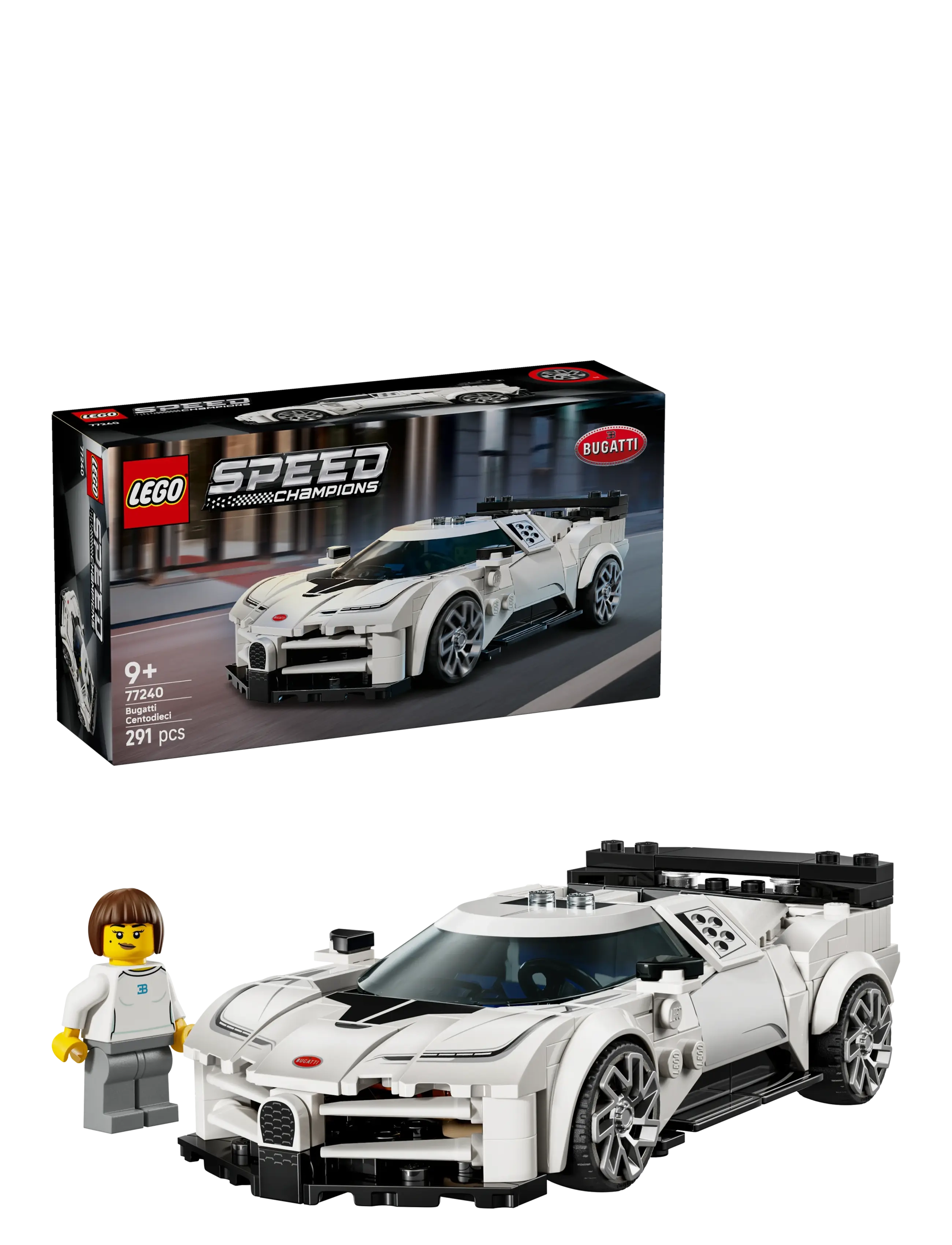 LEGO - Speed Champions Bugatti Centodieci Hyper Sports Car Toy 77240 - lego speed champions - multi - 0