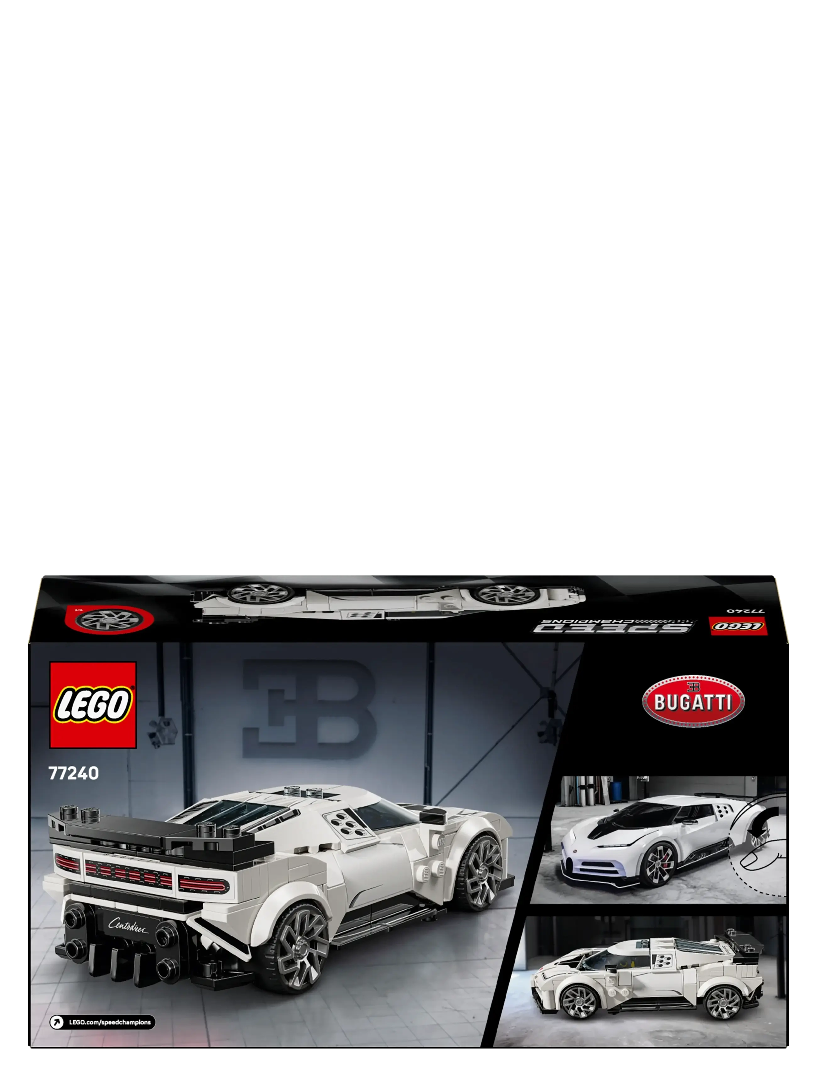 LEGO - Speed Champions Bugatti Centodieci Hyper Sports Car Toy 77240 - lego speed champions - multi - 4