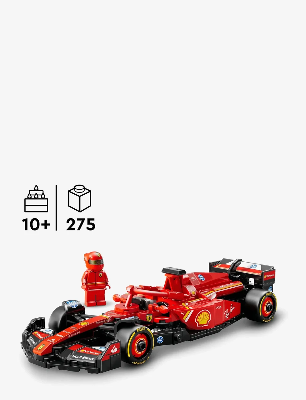 LEGO - Speed Champions Ferrari SF-24 Race Car Driver Set 77242 - lego formula 1 - multi - 1