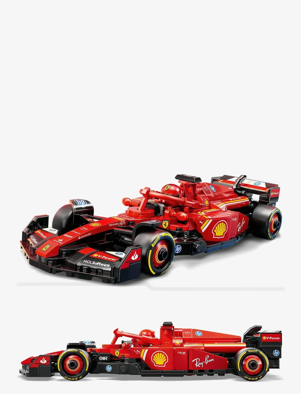 LEGO - Speed Champions Ferrari SF-24 Race Car Driver Set 77242 - lego formula 1 - multi - 3