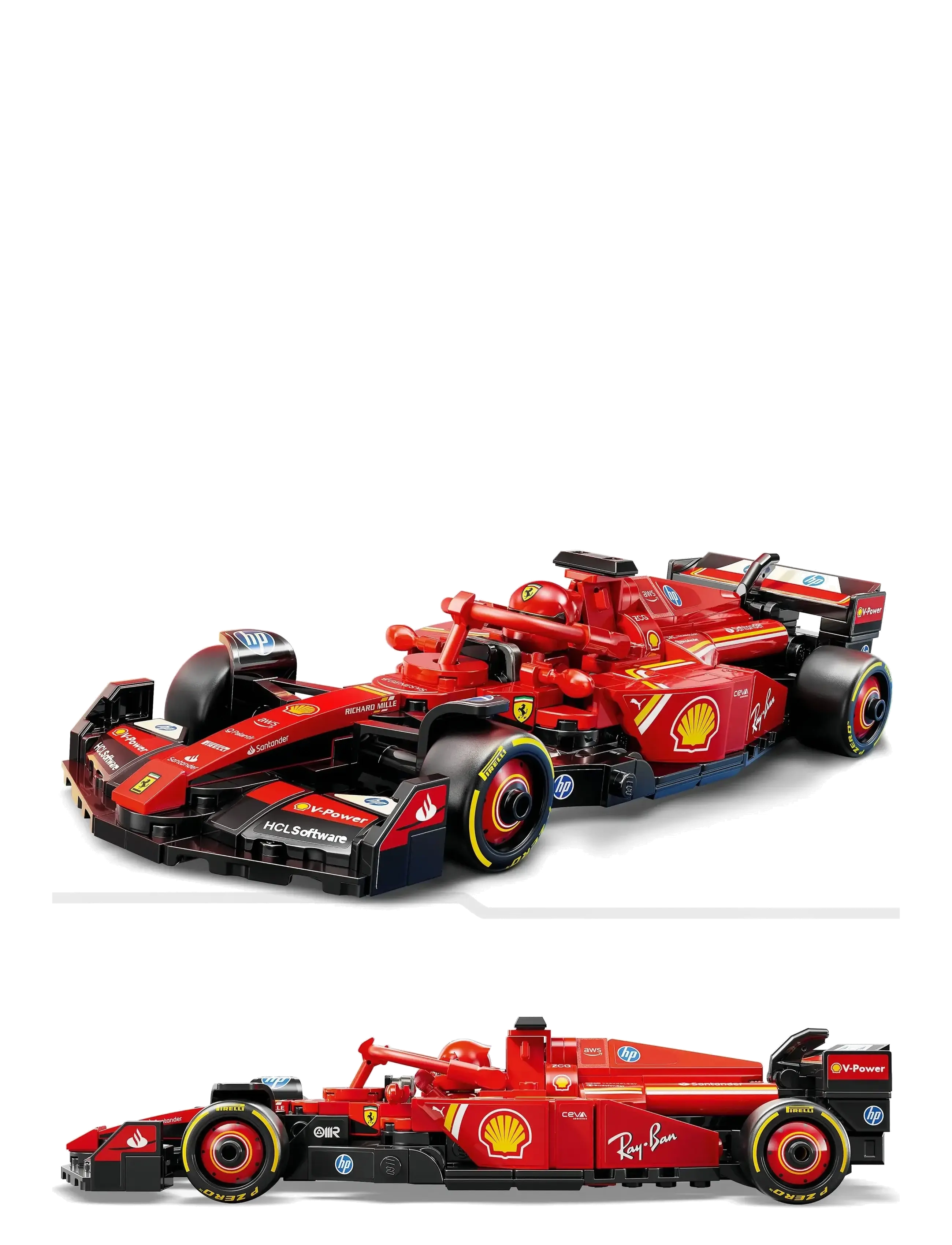 LEGO - Speed Champions Ferrari SF-24 Race Car Driver Set 77242 - lego formula 1 - multi - 3