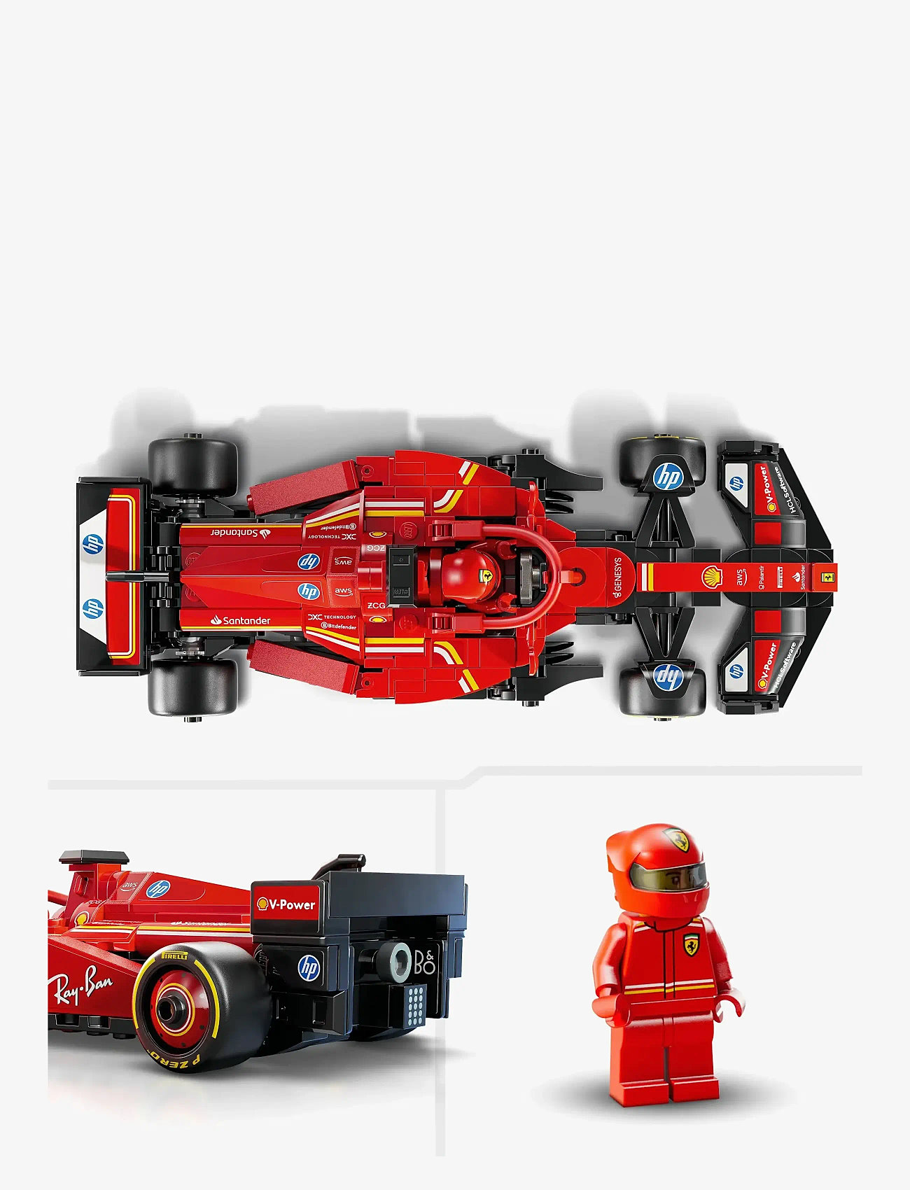 LEGO - Ferrari SF-24 F1®-racerbil - lego formula 1 - multi - 4