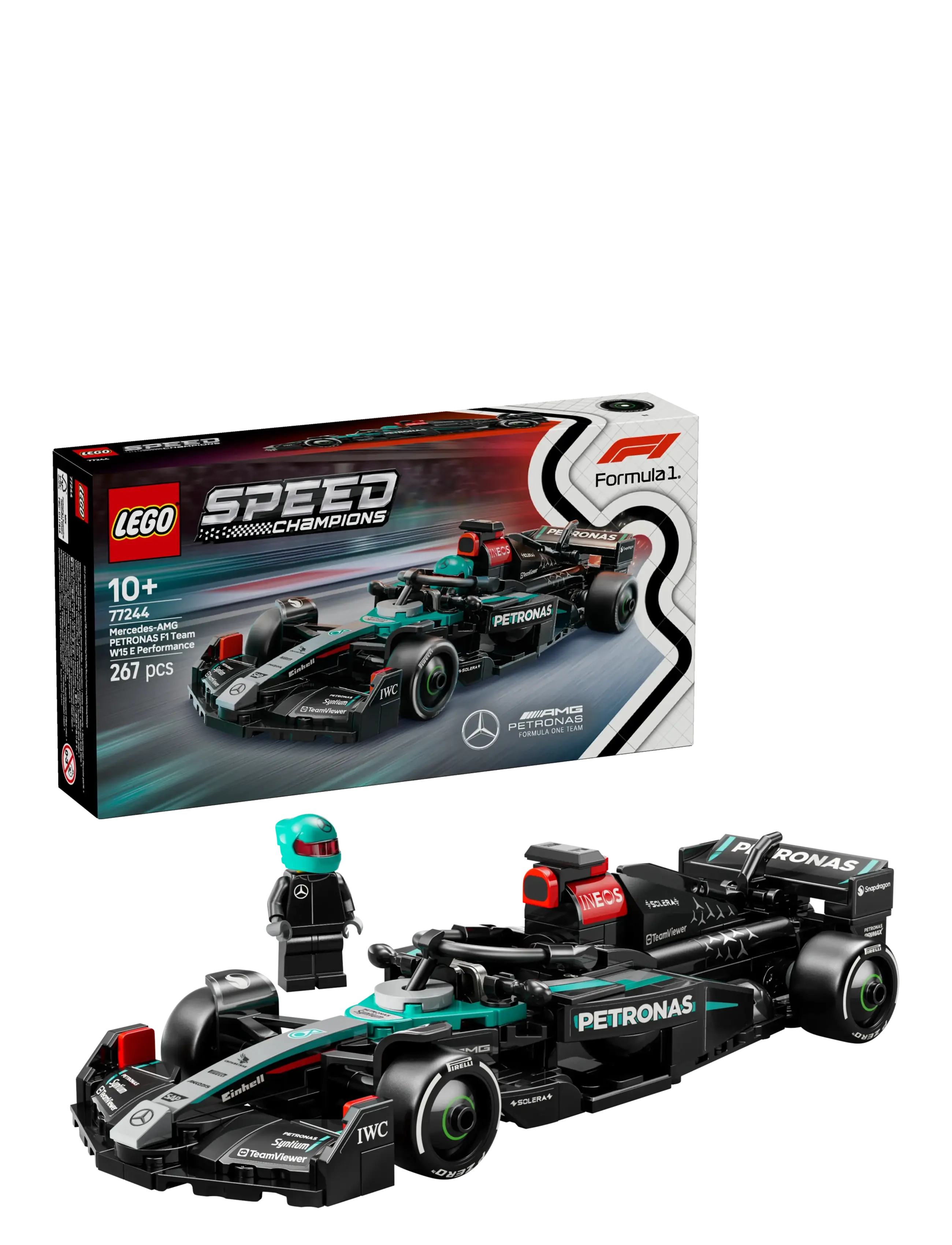 LEGO Mercedes-Amg F1 W15-Racerbil, One Size, Lego Spielzeug, Mehrfarbig/gemustert - speed Champions, Homeware