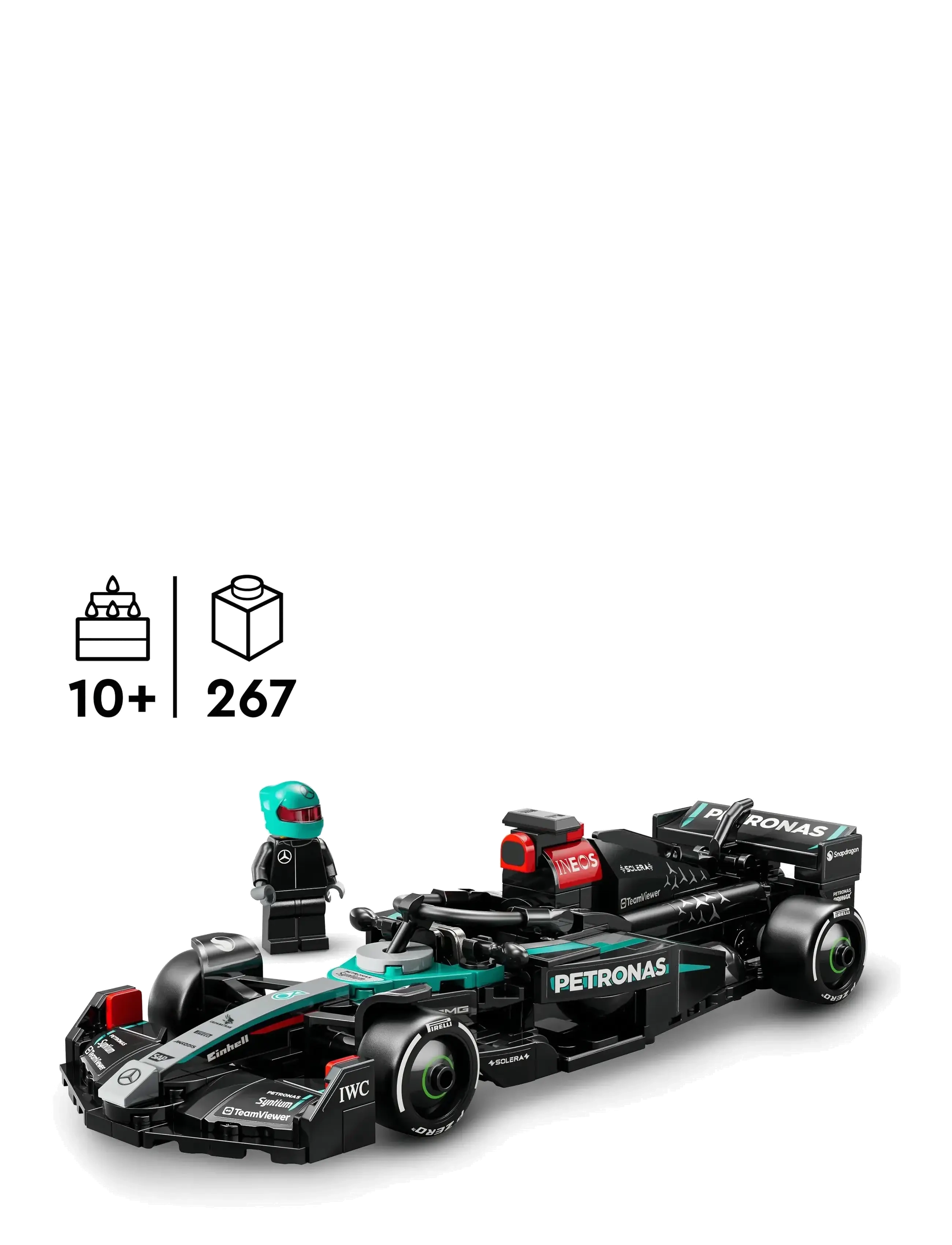 LEGO - Mercedes-AMG F1® W15-racerbil - laveste priser - multi - 1